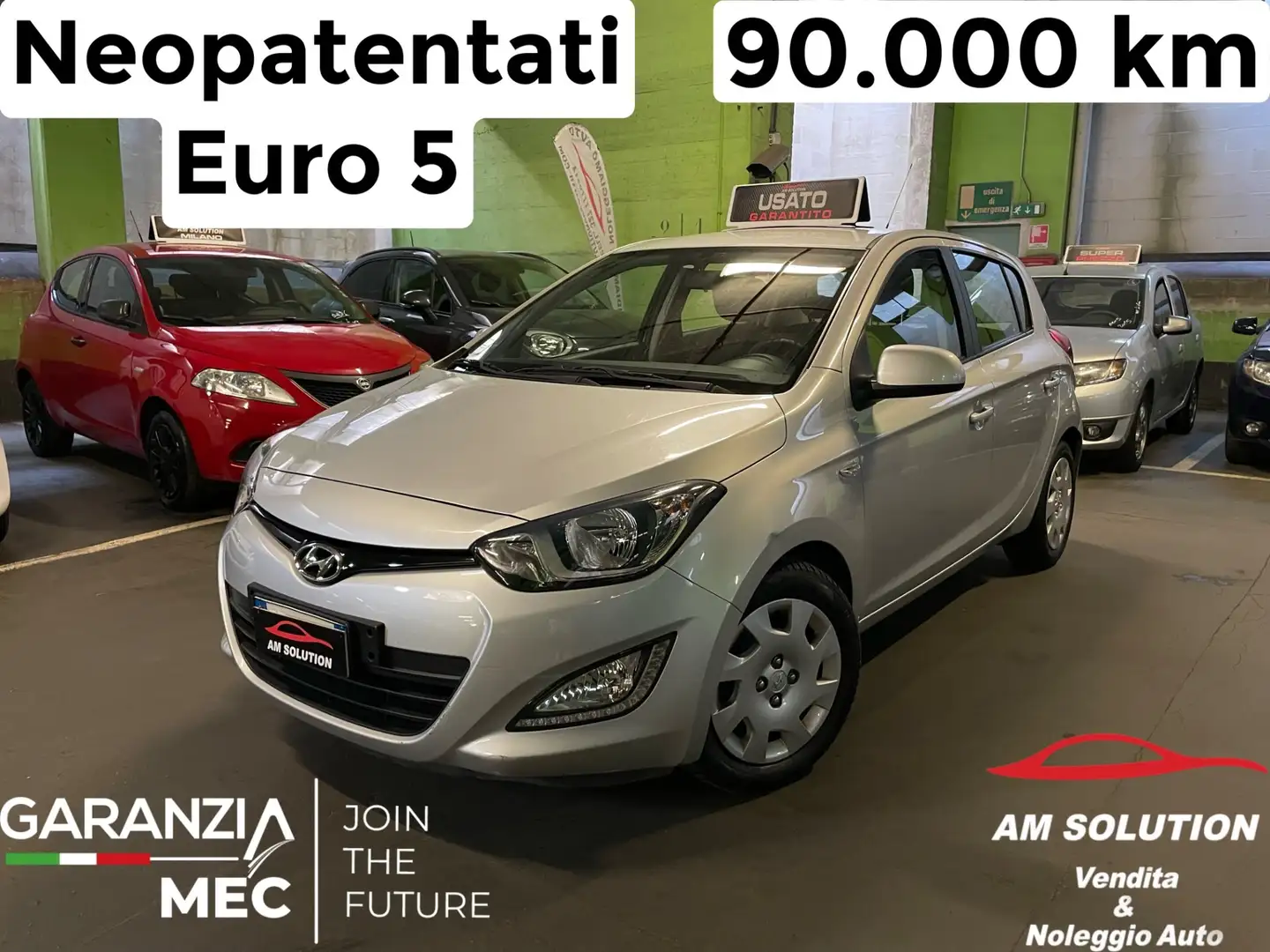 Hyundai i20 1.2 Neopatentati Euro 5 Argento - 1