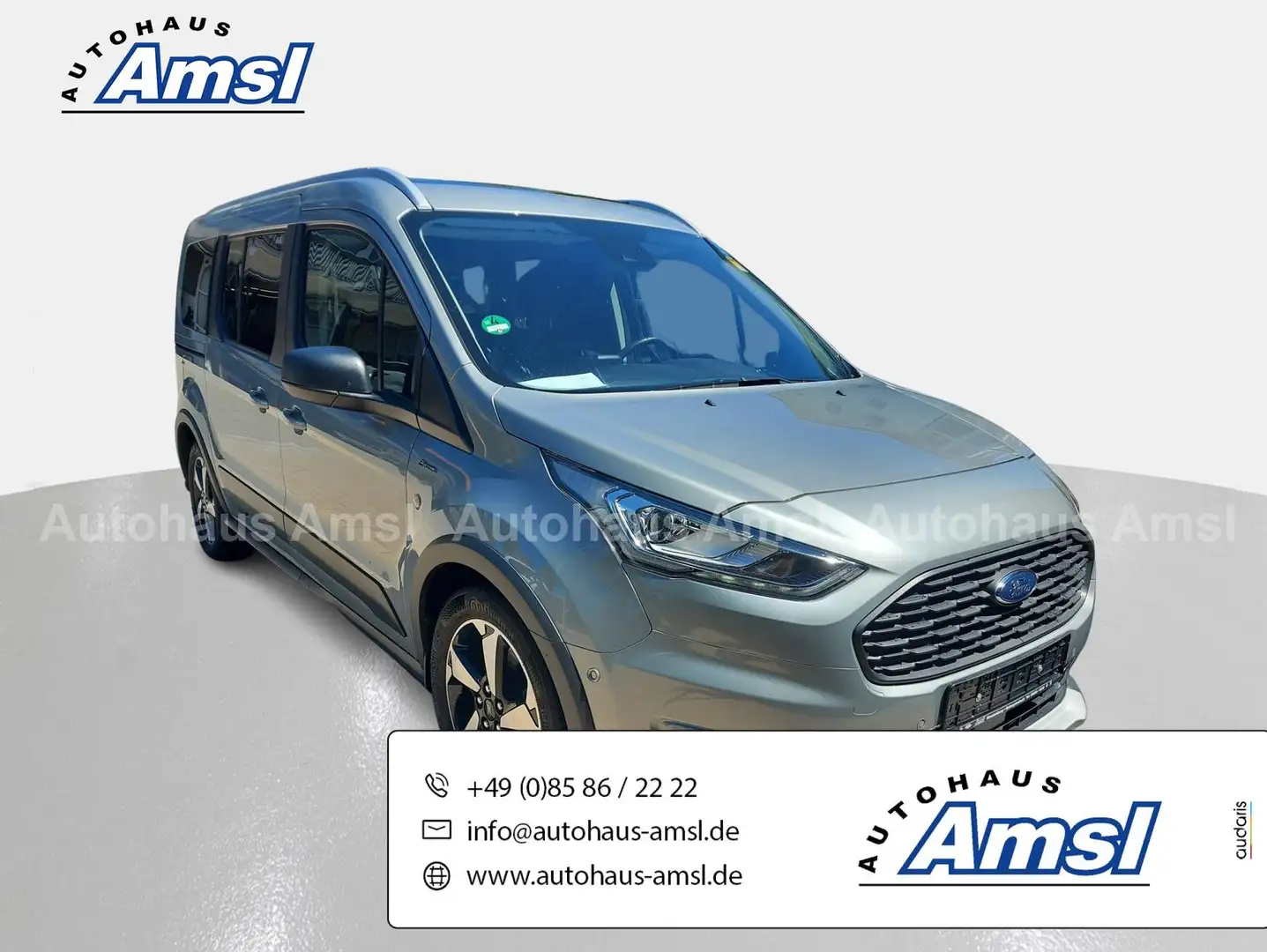 Ford Grand Tourneo 1.5 EcoBlue Active* Pano* RFK* AHK* ACC* Keyless* Srebrny - 1