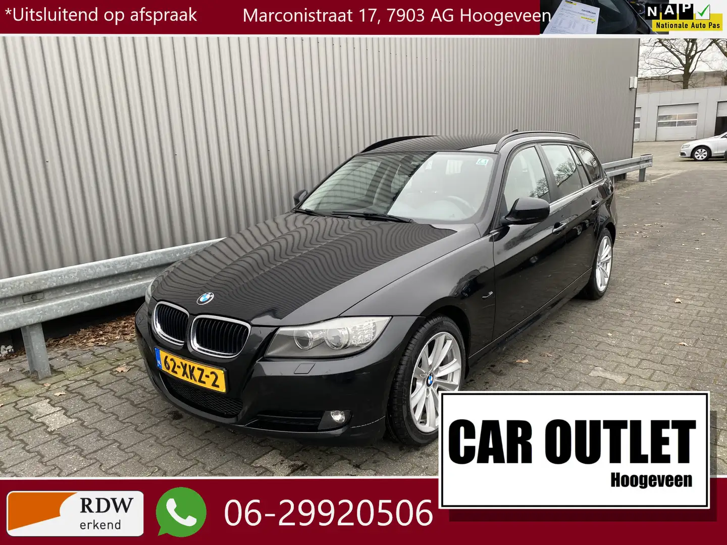 BMW 318 3-serie Touring 318i Corporate Lease Luxury Line L Schwarz - 1