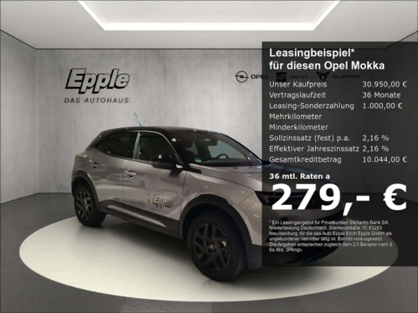 Opel Mokka GS Line LED Apple CarPlay Android Auto Klimaautom Grau - 1