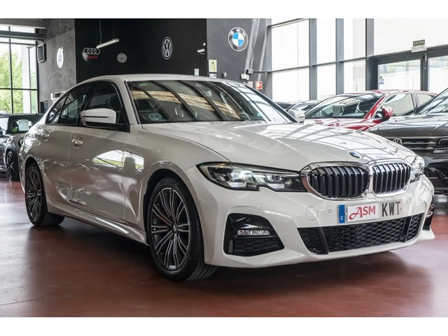 BMW 320 320dA Blanc - 2