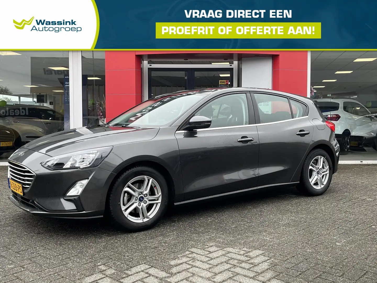 Ford Focus 1.0 EcoBoost Hybrid 125pk Trend | Navigatie | Park Gris - 1