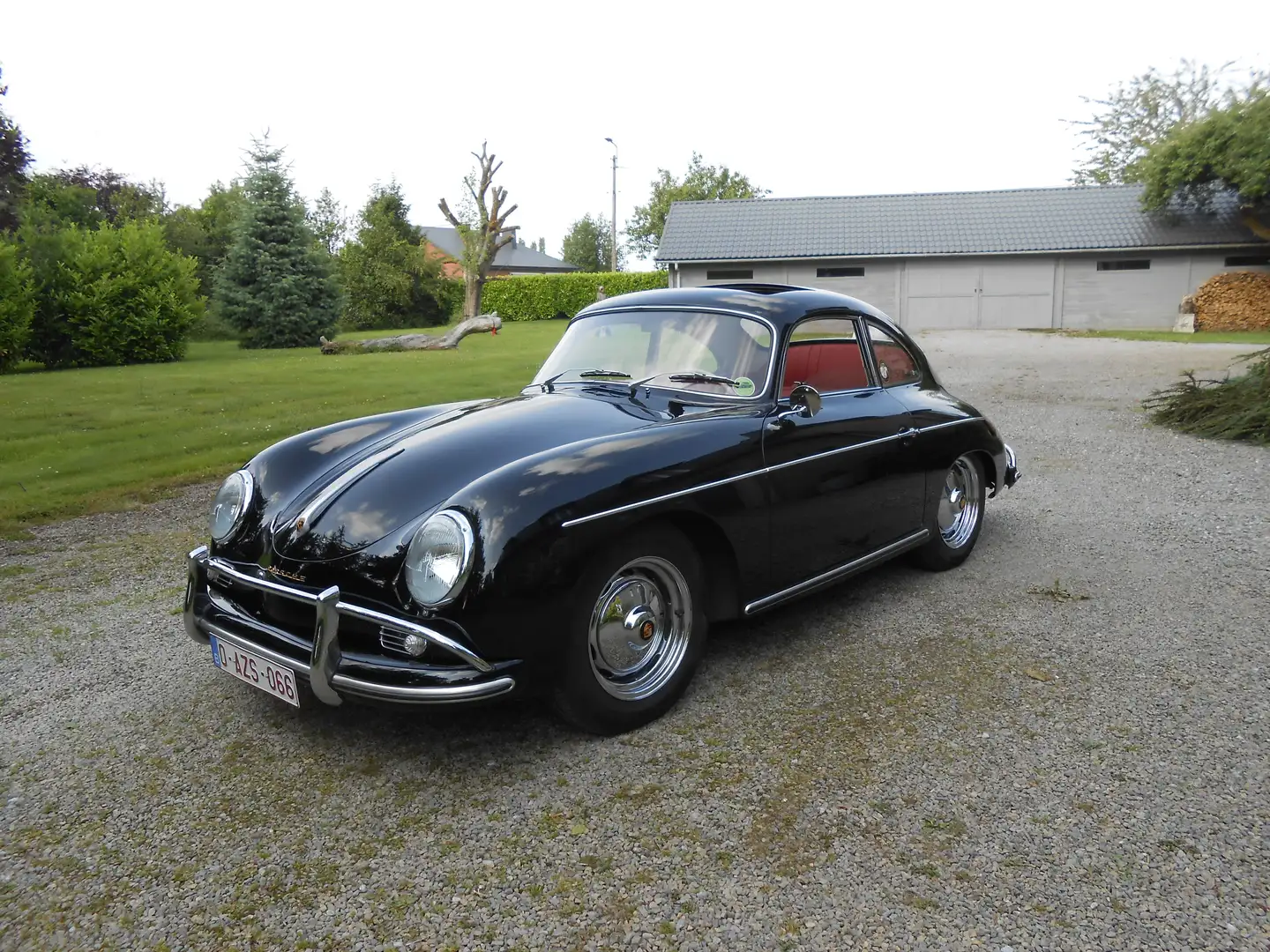 Porsche 356 AT2 Toit ouvrant Zwart - 1