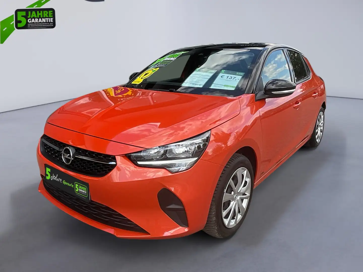 Opel Corsa F ELEKTRO Edition PDC Klima Orange - 2