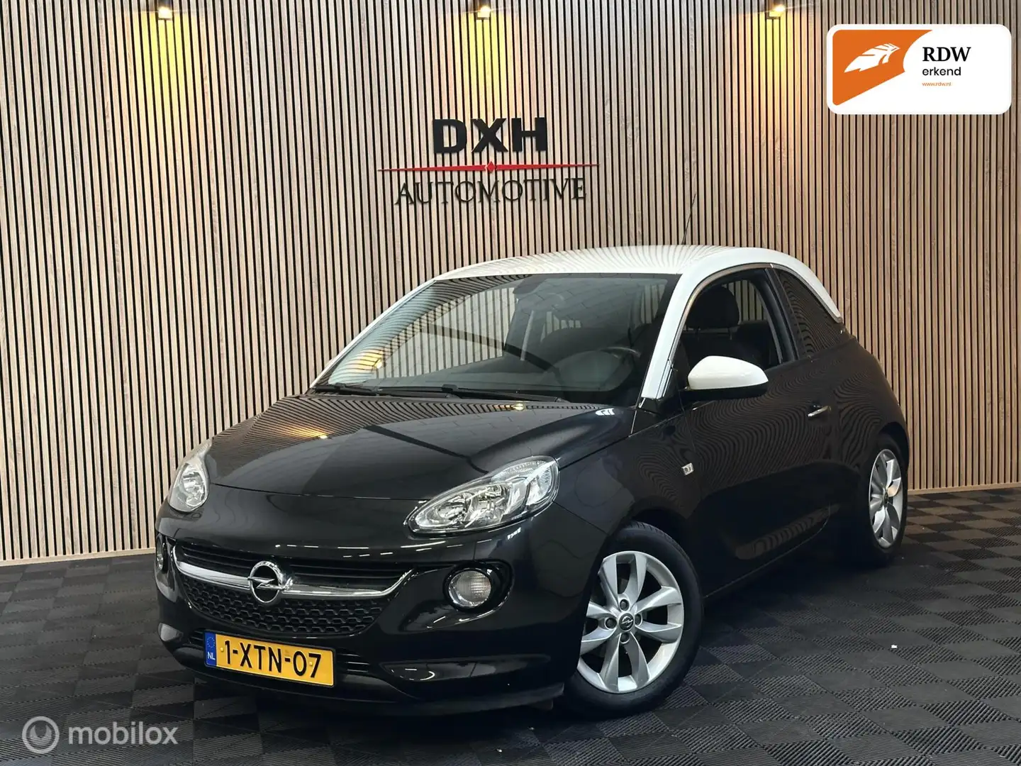 Opel Adam 1.0 Turbo Jam 1eEIGENAAR! NAV CRUISE PDC LMV AIRCO Zwart - 1