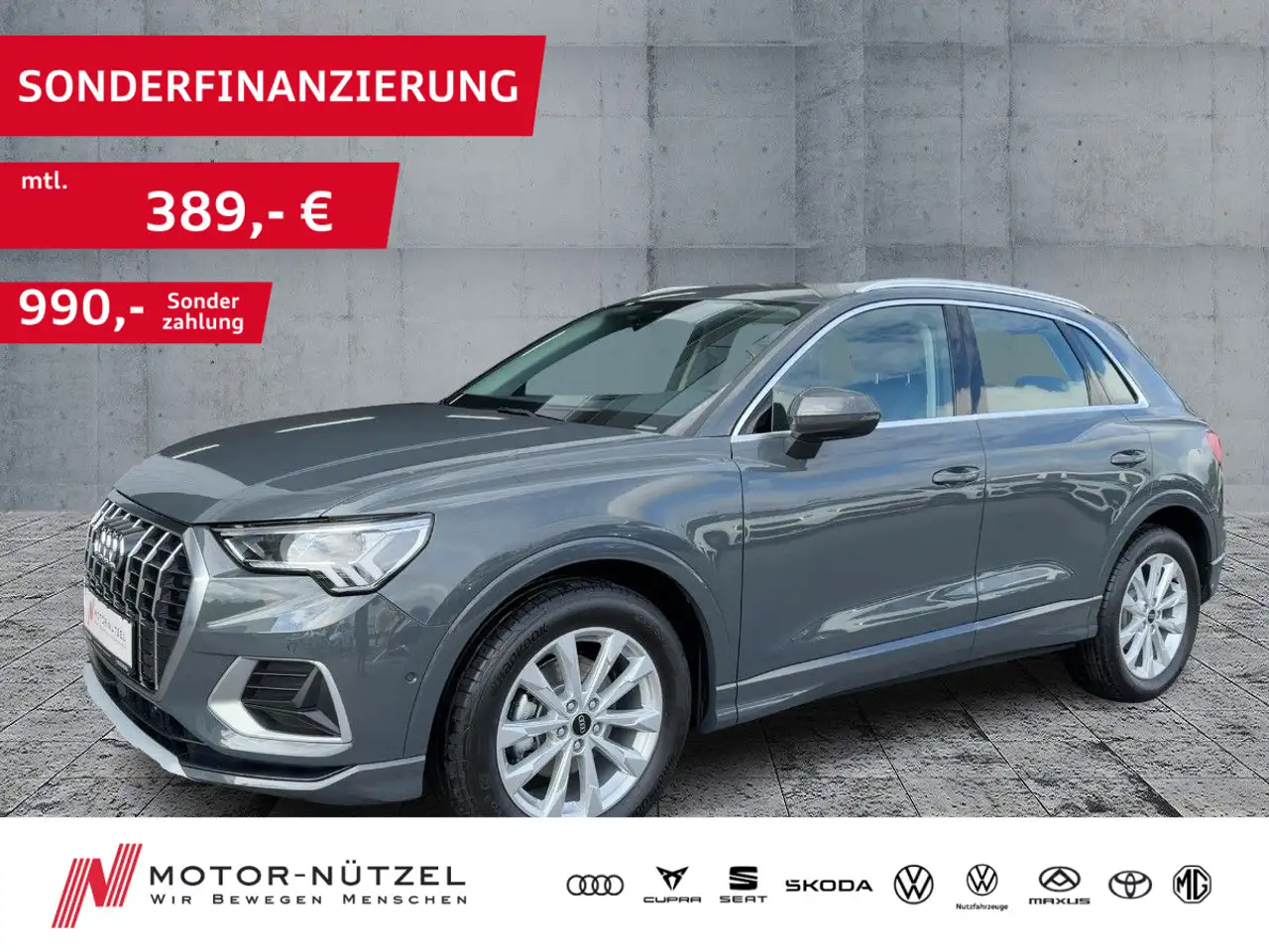 Audi Q3 35 TFSI S-TR ADVANCED LED+NAVI+SHZ+GRA+360°