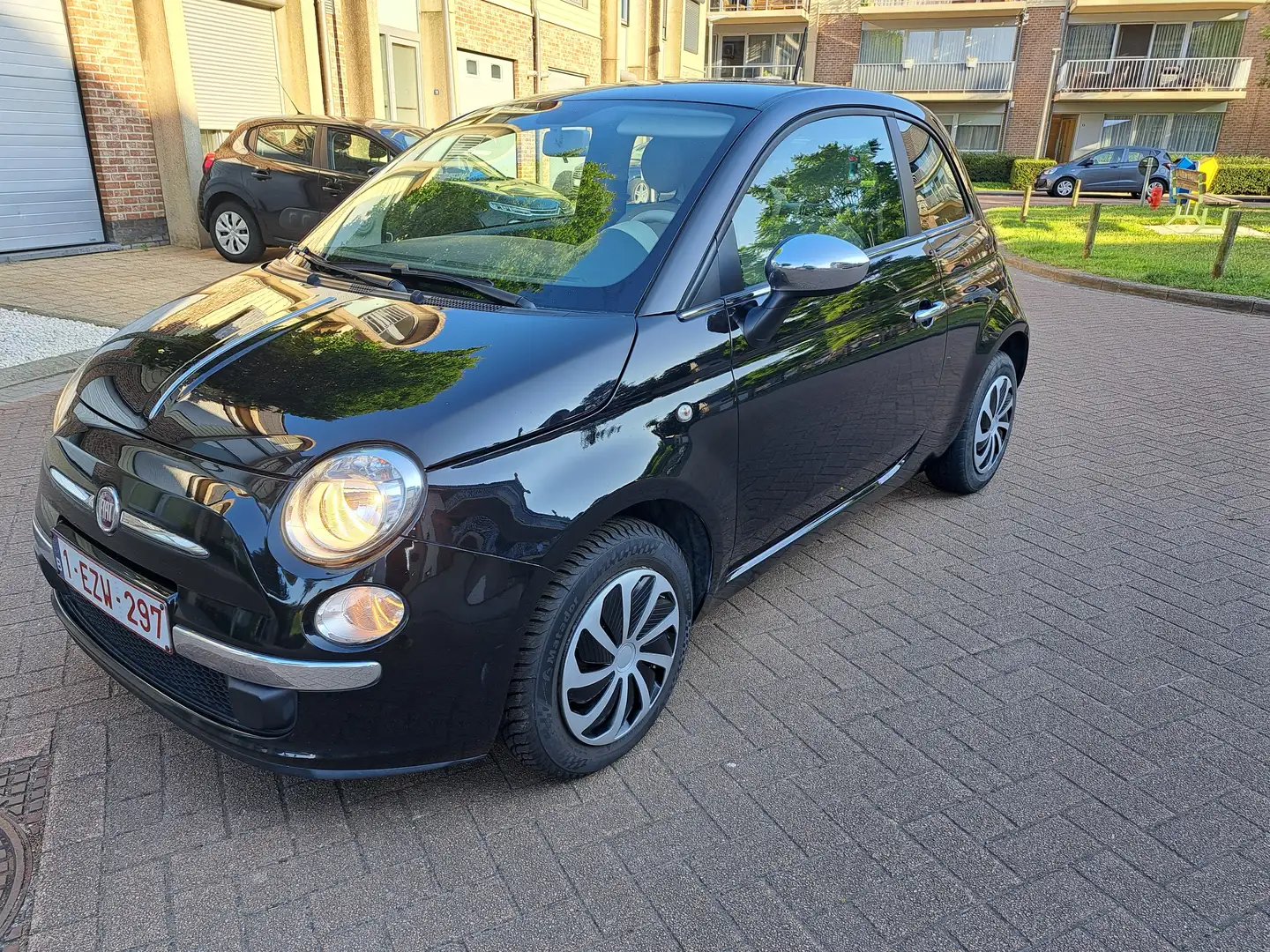 Fiat 500 500 1.2 Pop-Star Zwart - 1