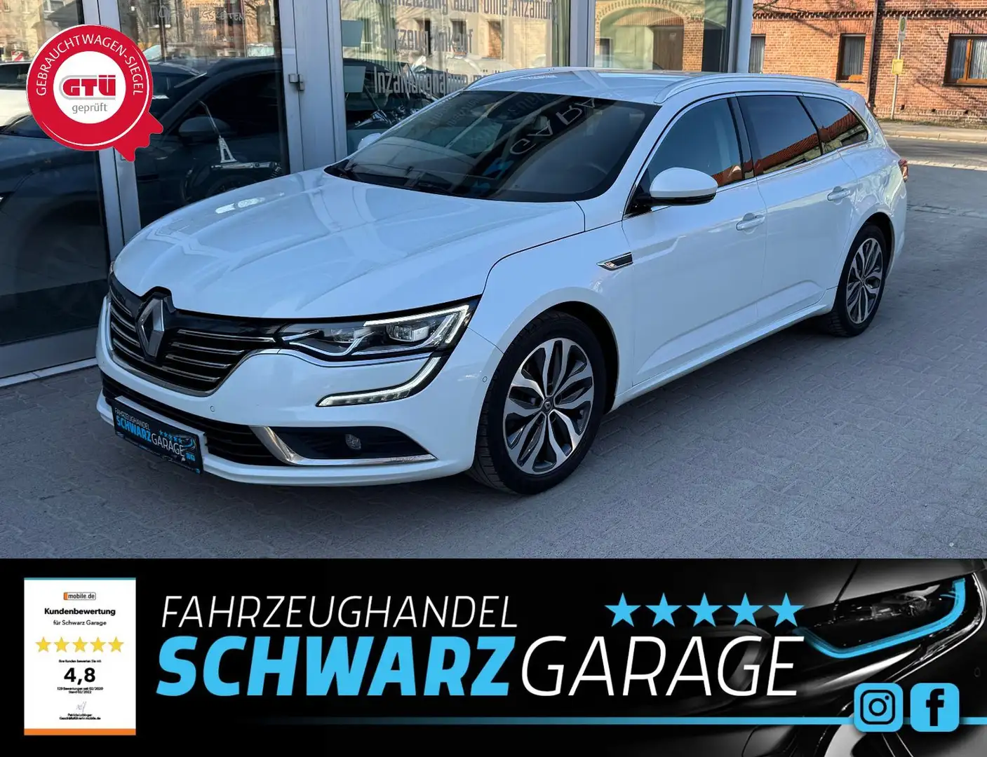 Renault Talisman Grandtour Intens*NAVI*LED*MASSAGE* Blanc - 1