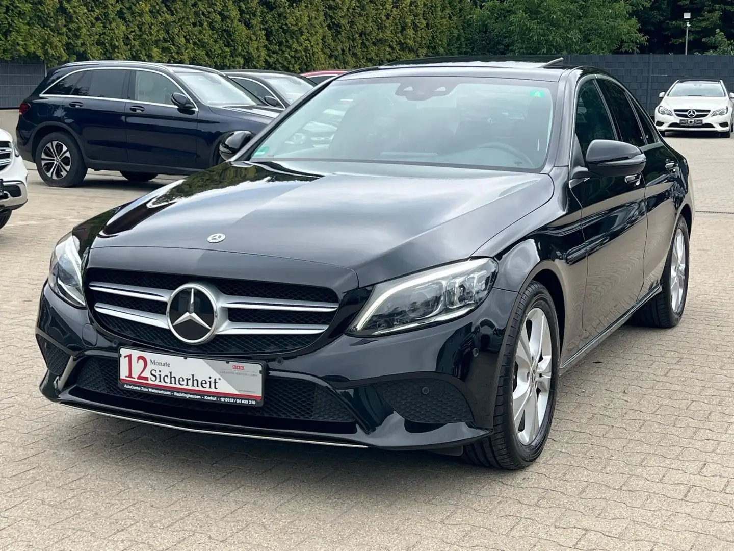 Mercedes-Benz C 220 C220d Lim. 9G-TR-EGSD-MULTIBEAM-LEDER-R.CAM-SPUR Schwarz - 2