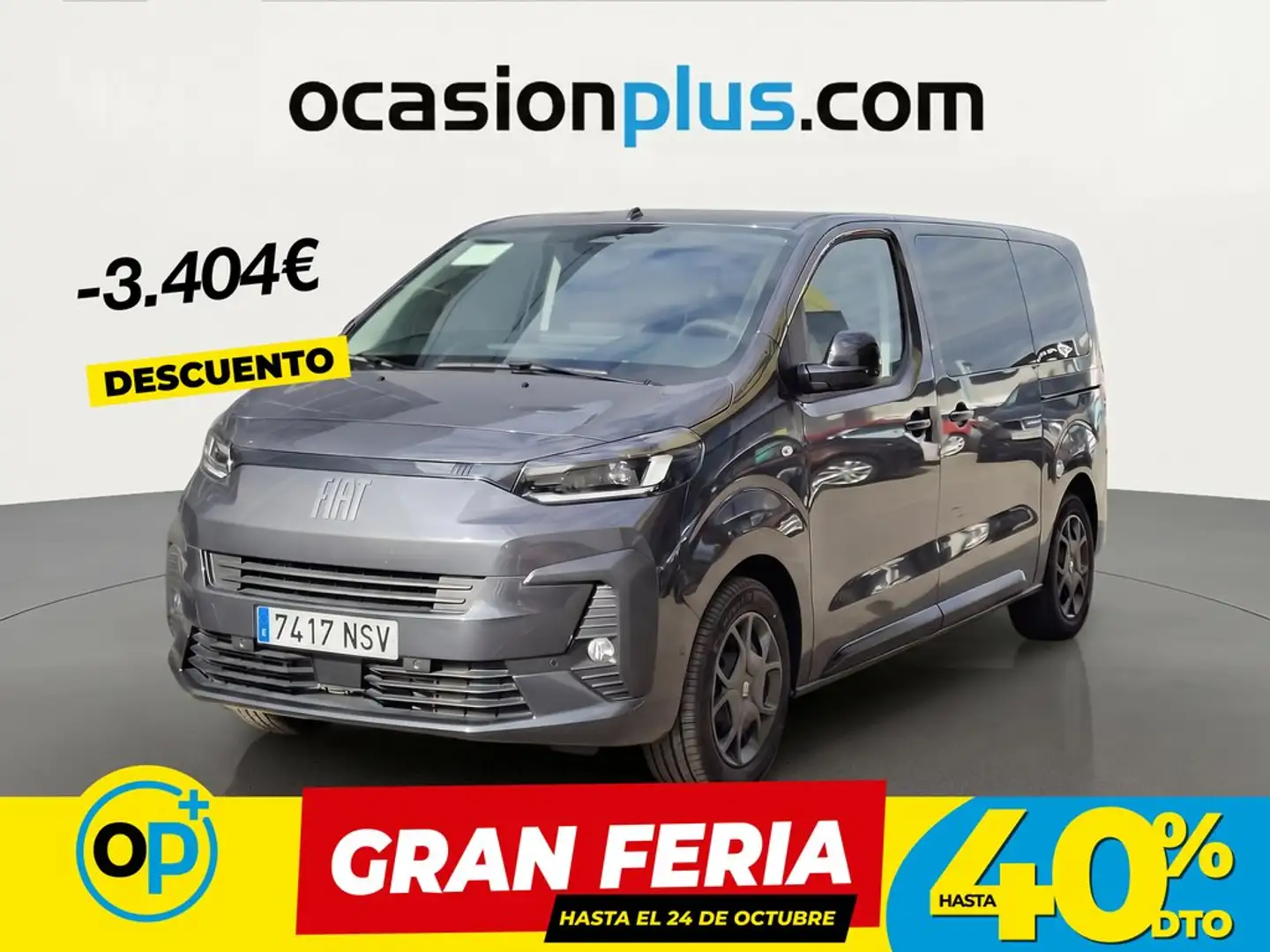 Fiat Ulysse M1 2.2.BlueHDI &S& Talla M Aut. 180 Gris - 1