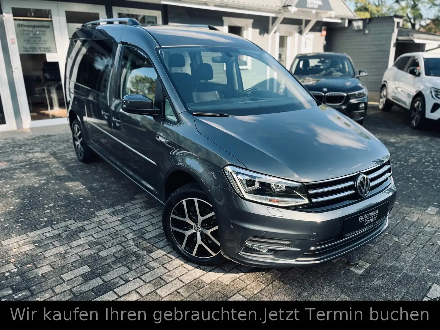 Volkswagen Caddy Maxi Highline BMT Automatik+7-Sitze+StHzg+ Gris - 1