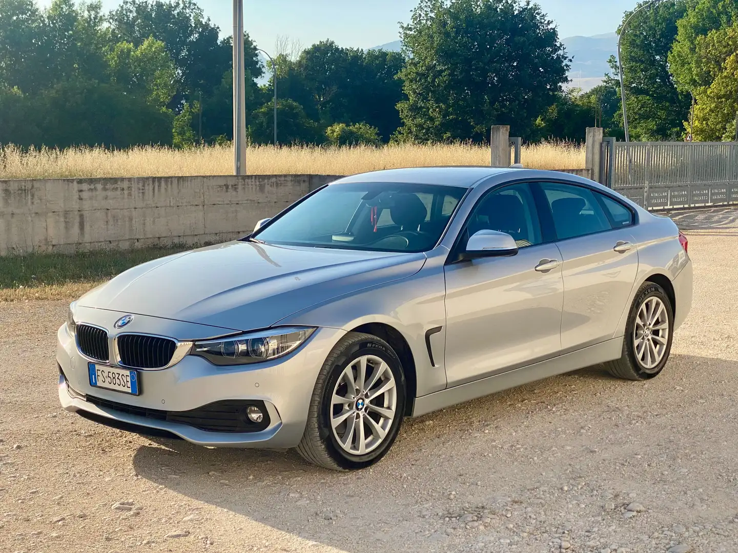 BMW 420 420d Gran Coupe xdrive Advantage auto Argento - 1