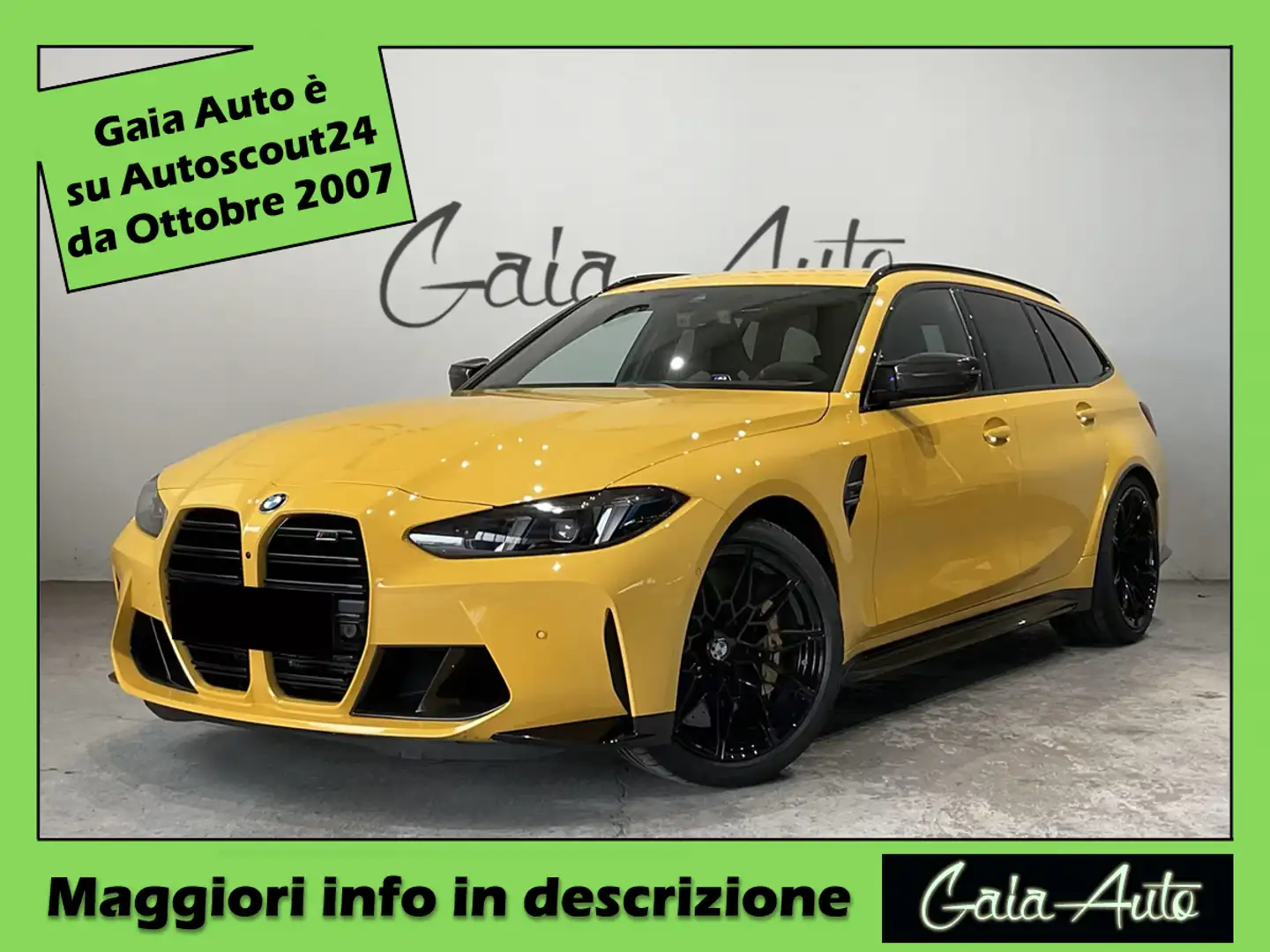 BMW M3 M3 Touring 3.0 Competition M xdrive auto Jaune - 1