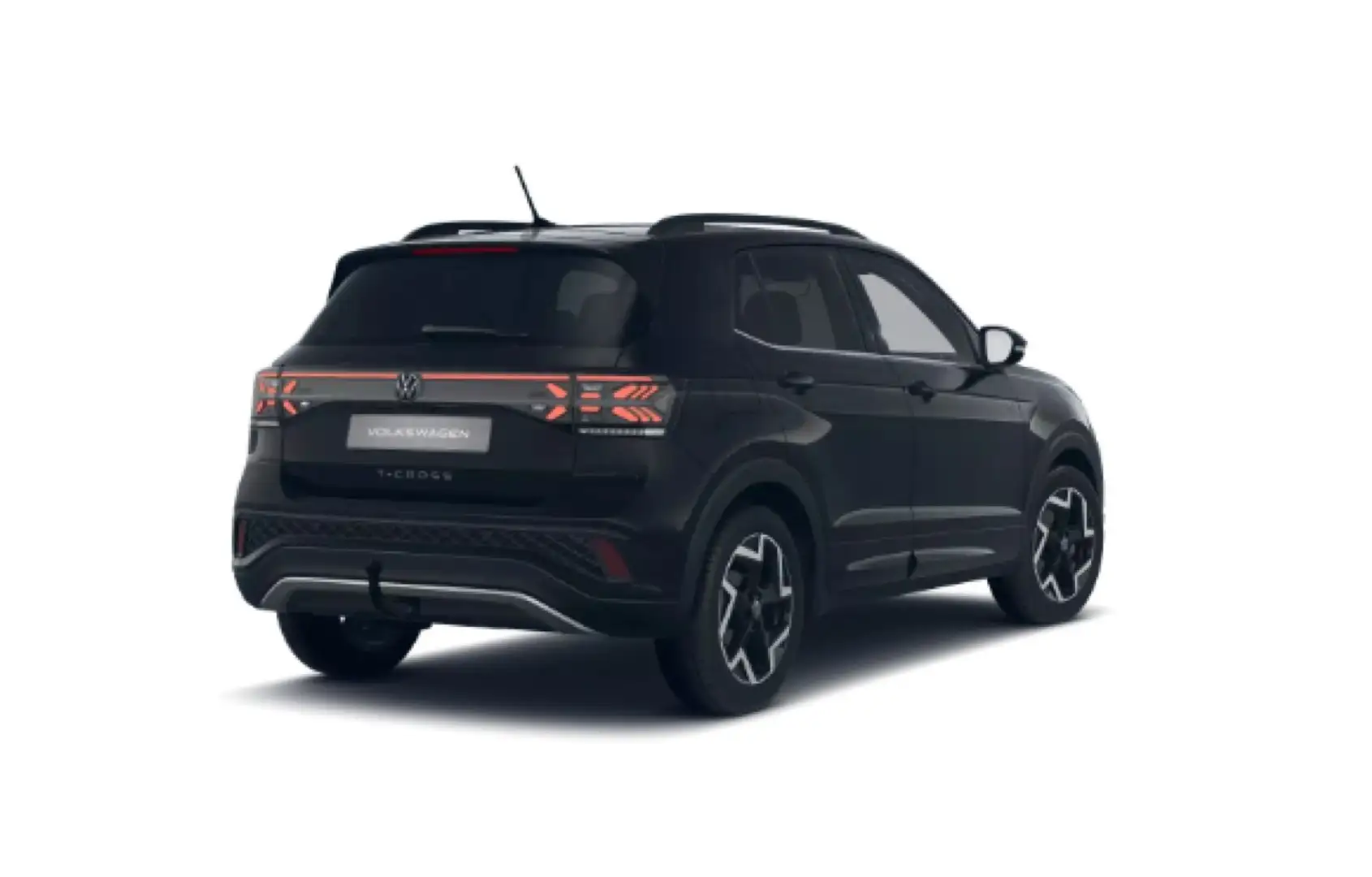 Volkswagen T-Cross 1.5 TSI DSG R-LINE*AHK*KAMERA*ACC*NAVI*I Schwarz - 2