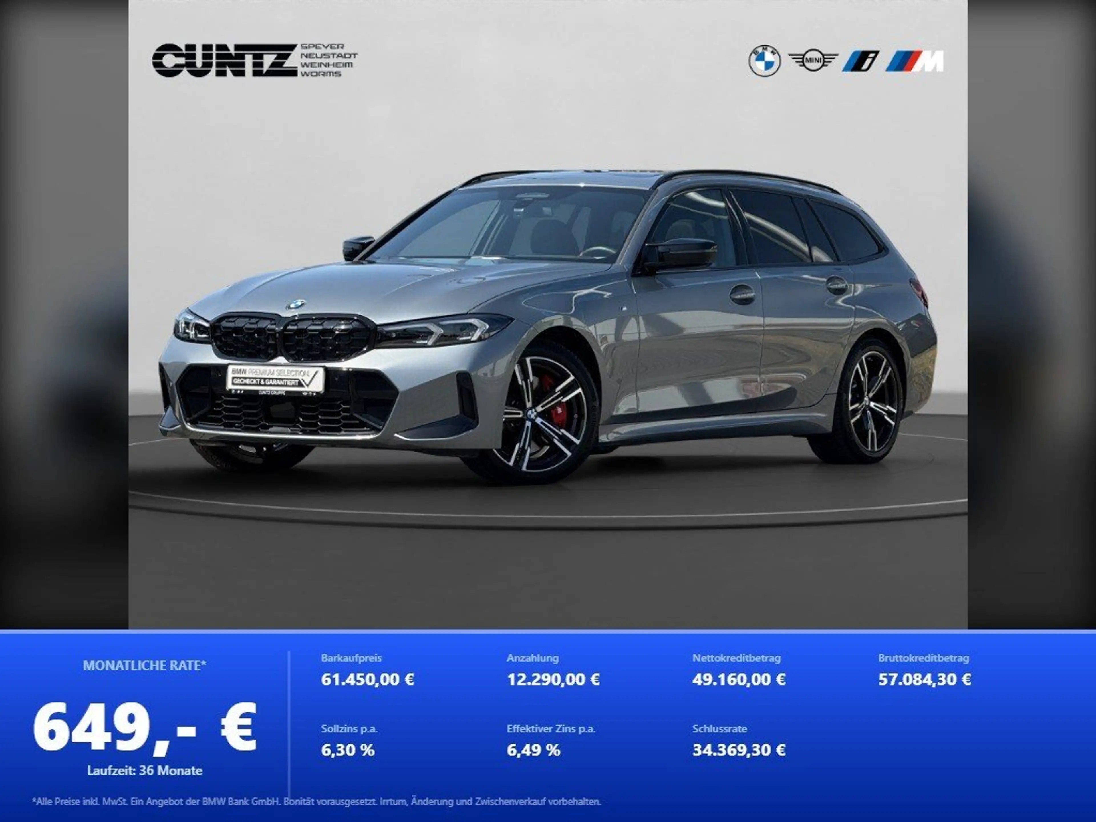 BMW 340 M340d xDrive Touring M Paket Pro Panorama 360° Kam