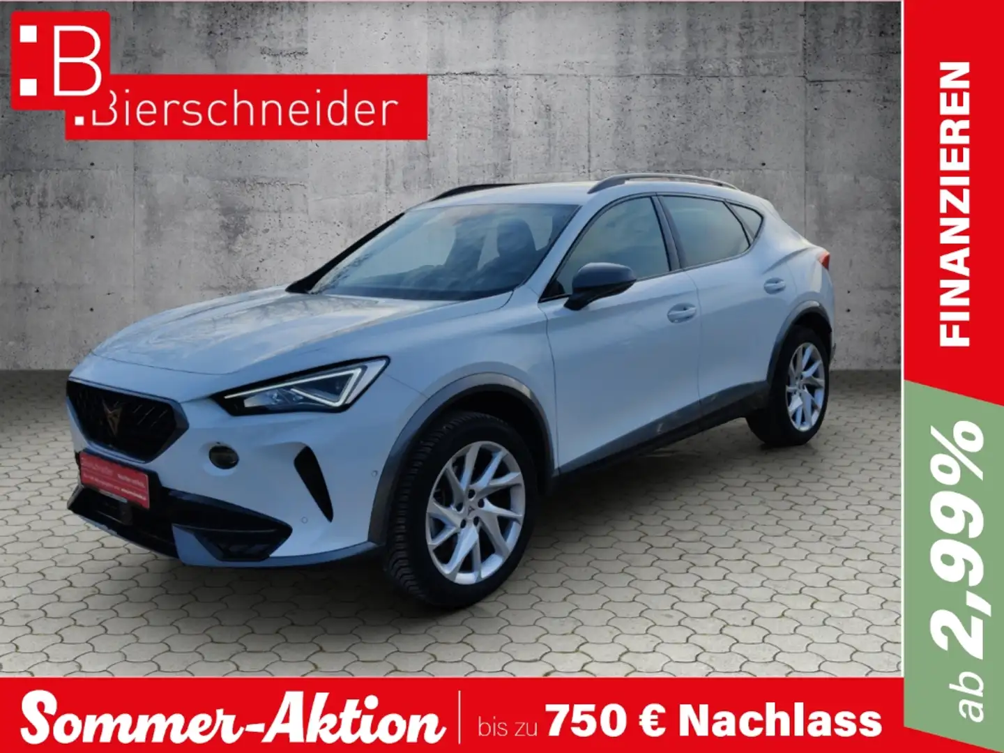 CUPRA Formentor 1.5 TSI DSG 5-J-GARANTIE NAVI LED ACC SHZ GRA 18 Weiß - 1