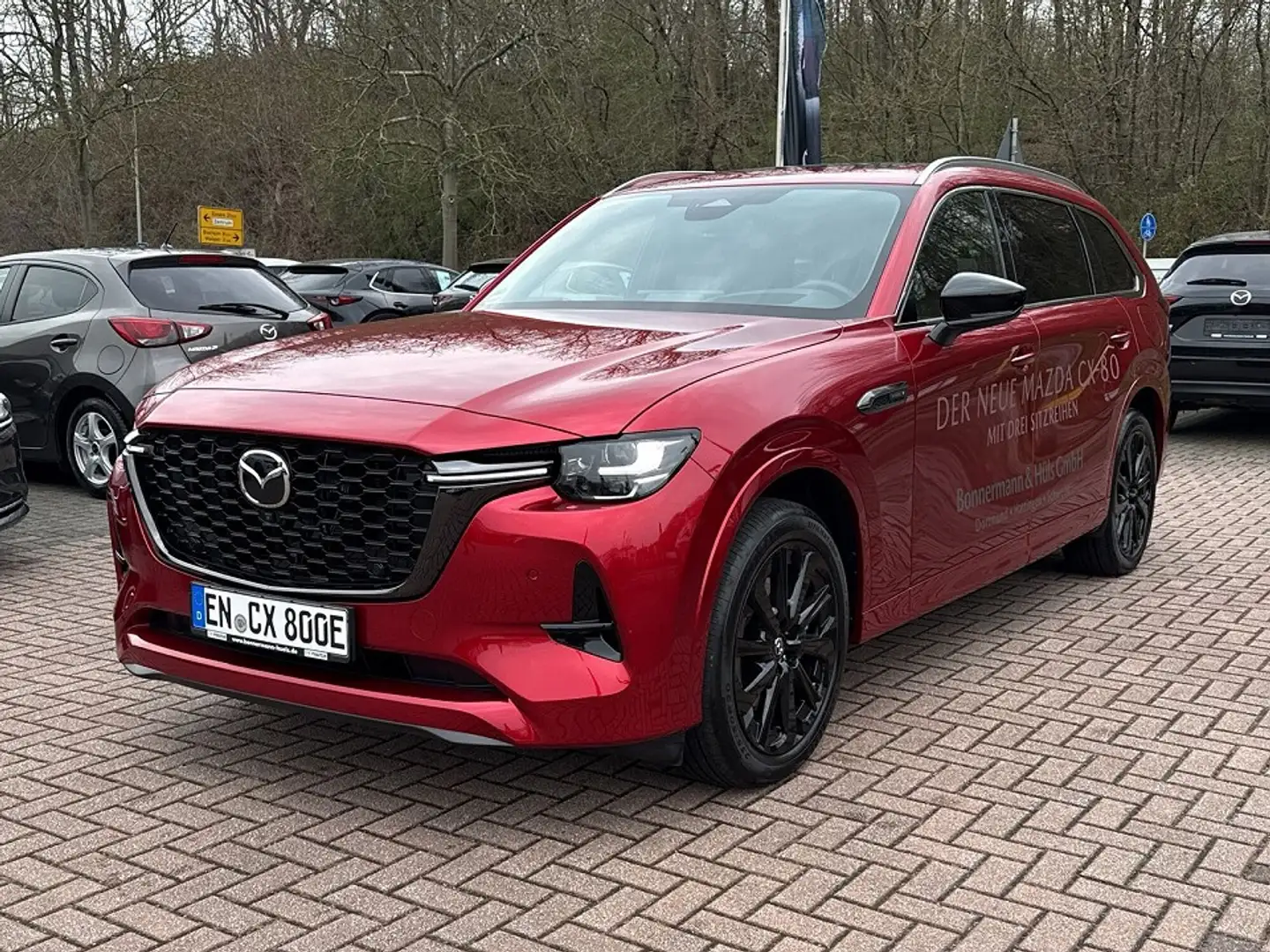 Mazda CX-80 2.5 AWD PHEV Homura Plus 6 Sitzer Rojo - 1