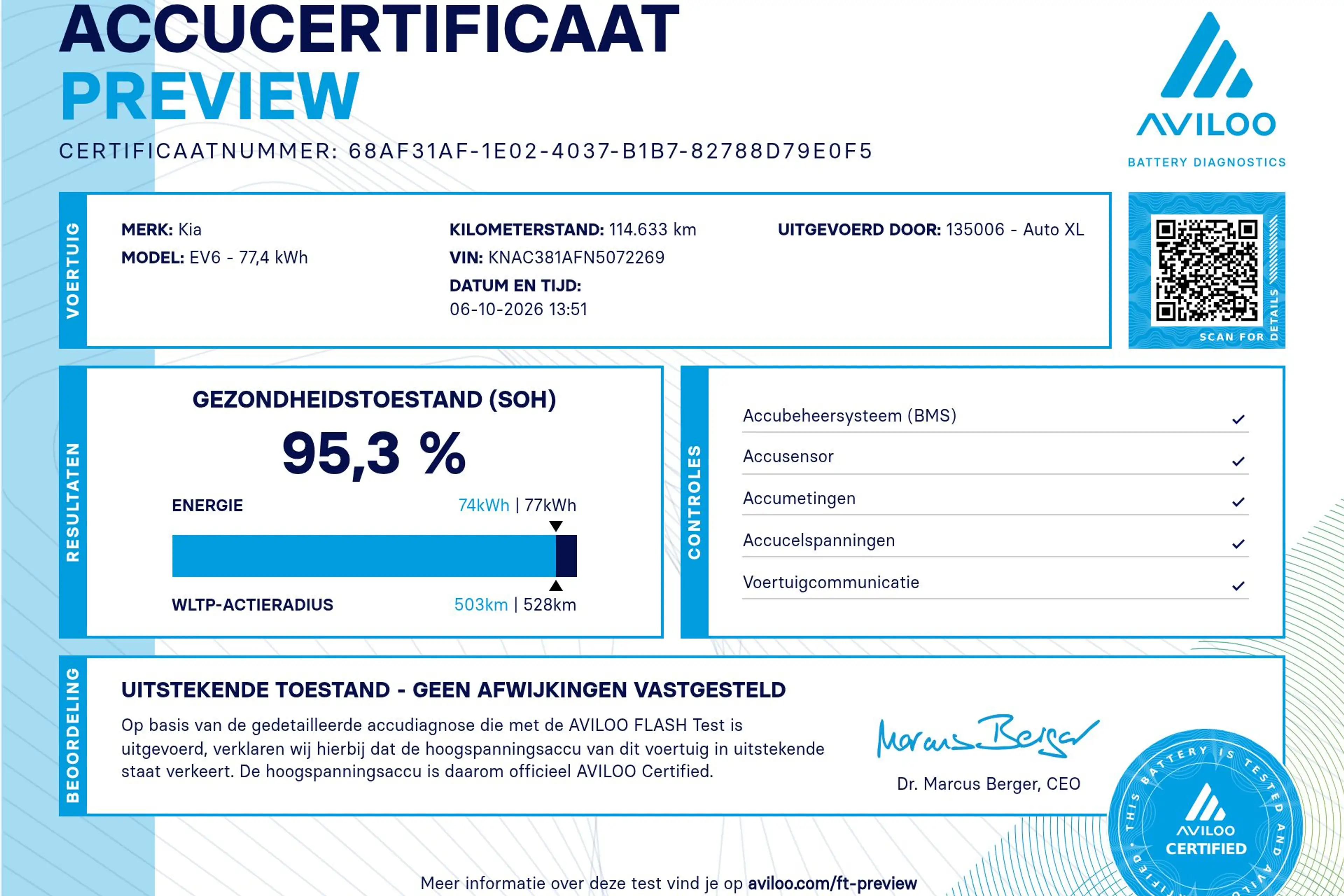 Kia EV6 Plus 77.4 kWh (95%SOH) Warmtepomp Trekhaak Memory — photo 2