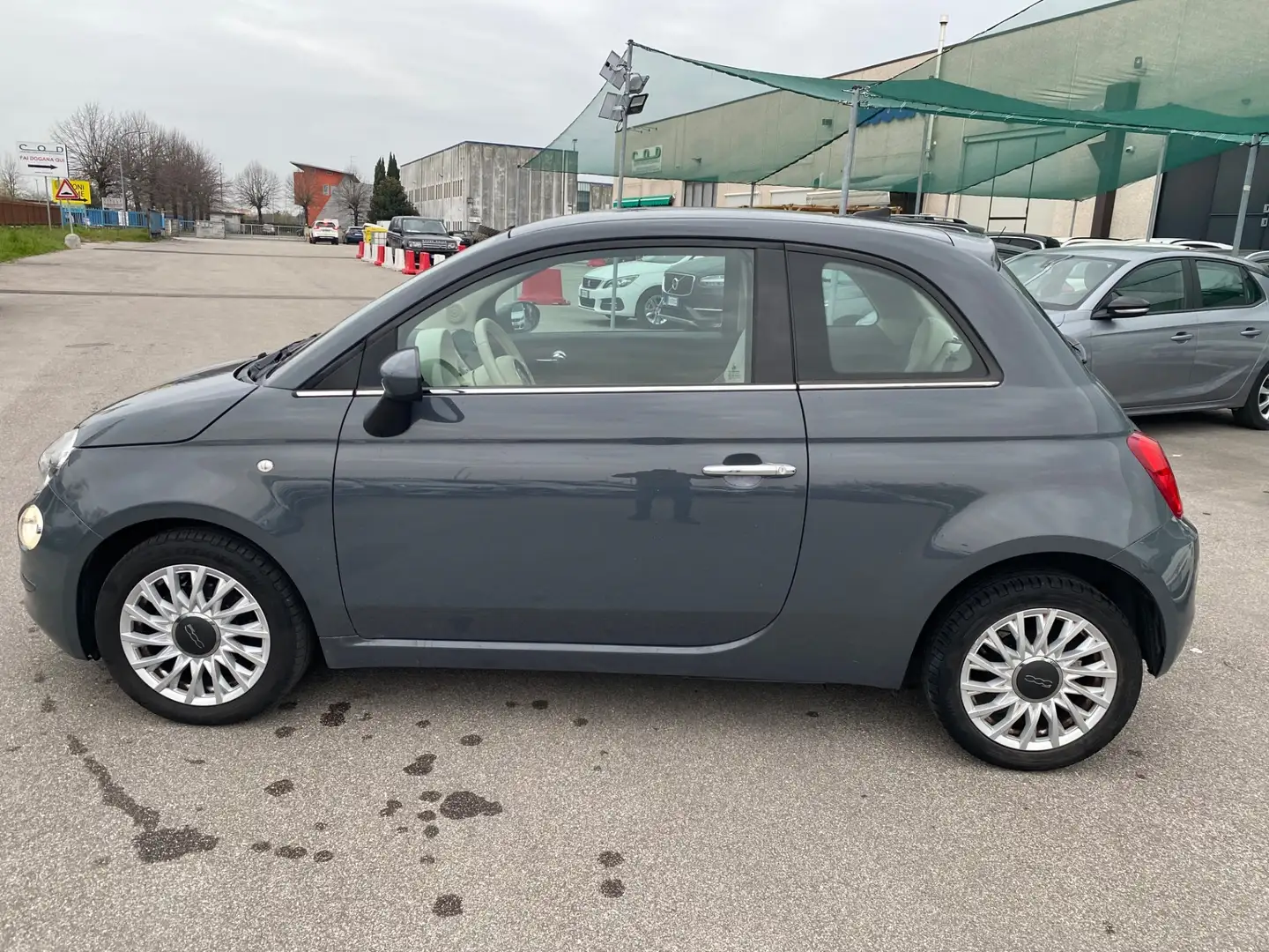Fiat 500 1.2 Lounge Grigio - 2