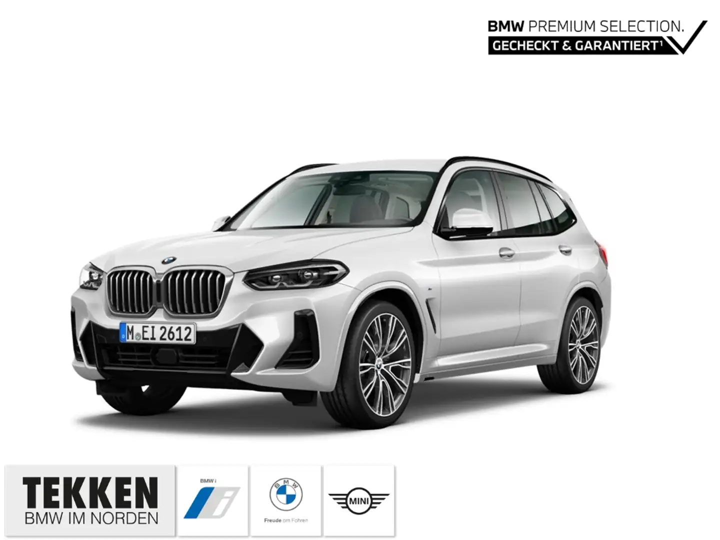 BMW X3 XDRIVE20D M-Sport RFK AHK HK-Hifi LED Weiß - 1