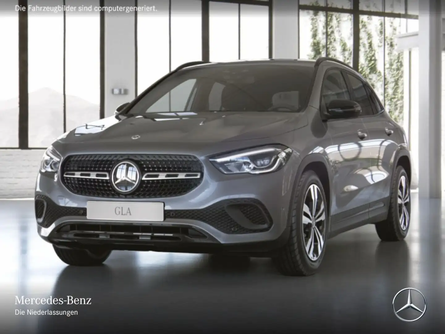 Mercedes-Benz GLA 250 e PROGRESSIVE+NIGHT+LED+KAMERA+HUD+KEYLESS Gris - 2