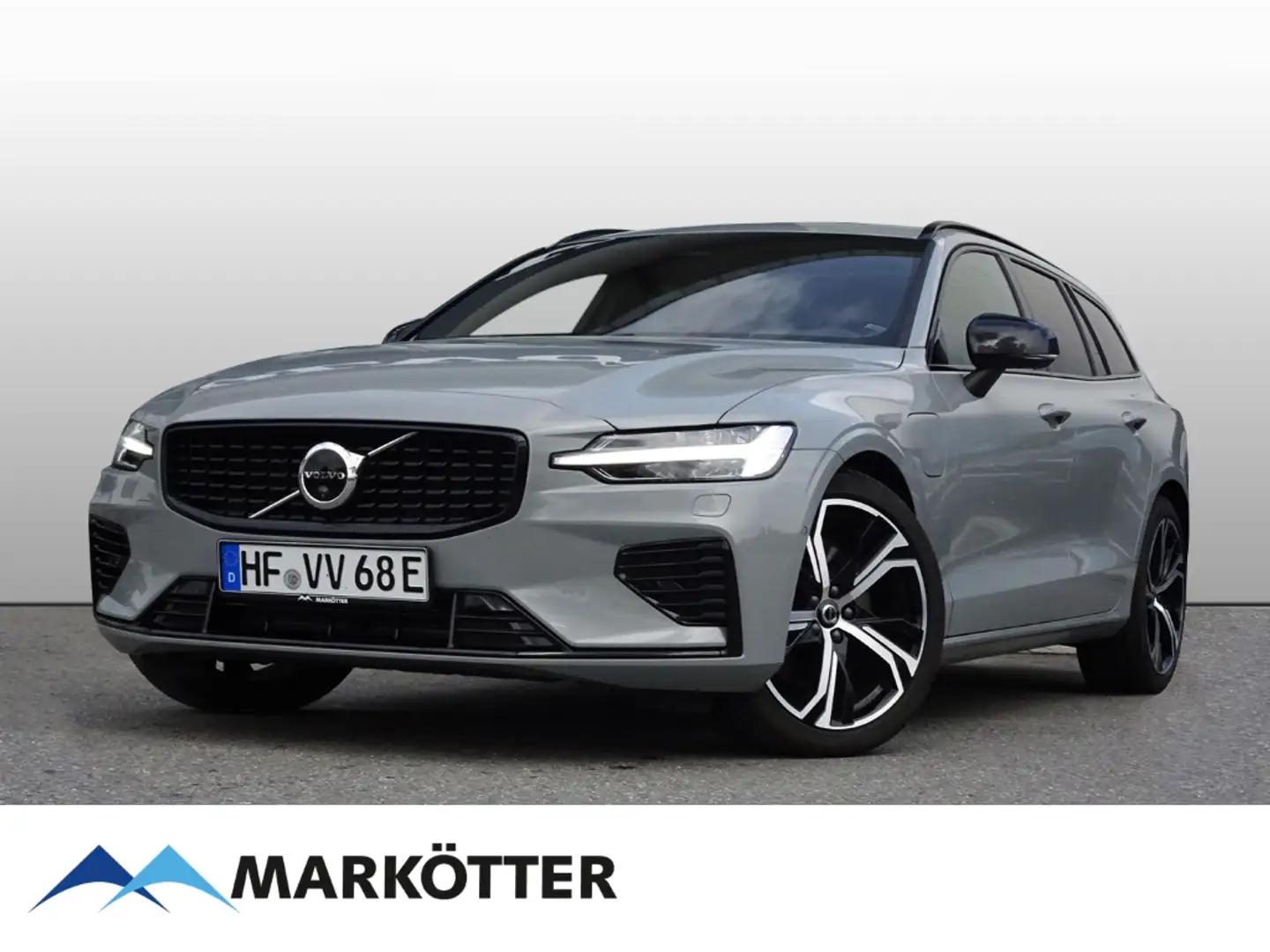 Volvo V60 T6 Plus Dark Recharge AWD PANO/ACC/BLIS/LED Grau - 1