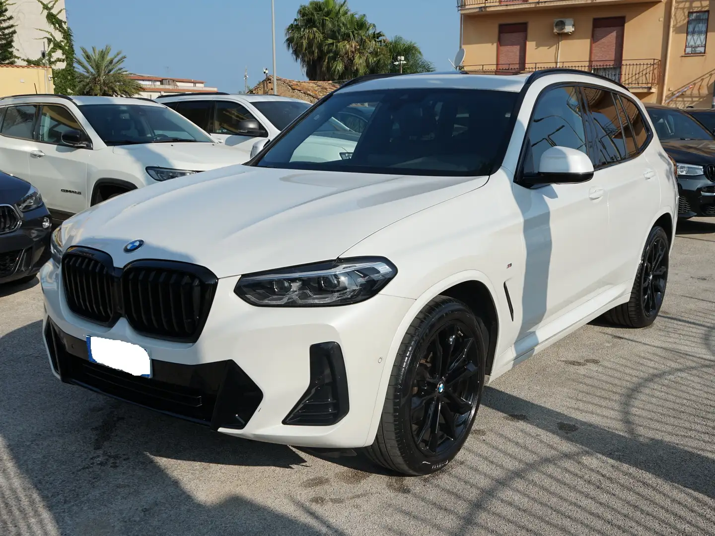 BMW X3 X3 xdrive20d mhev 48V Msport Tetto Blanc - 1