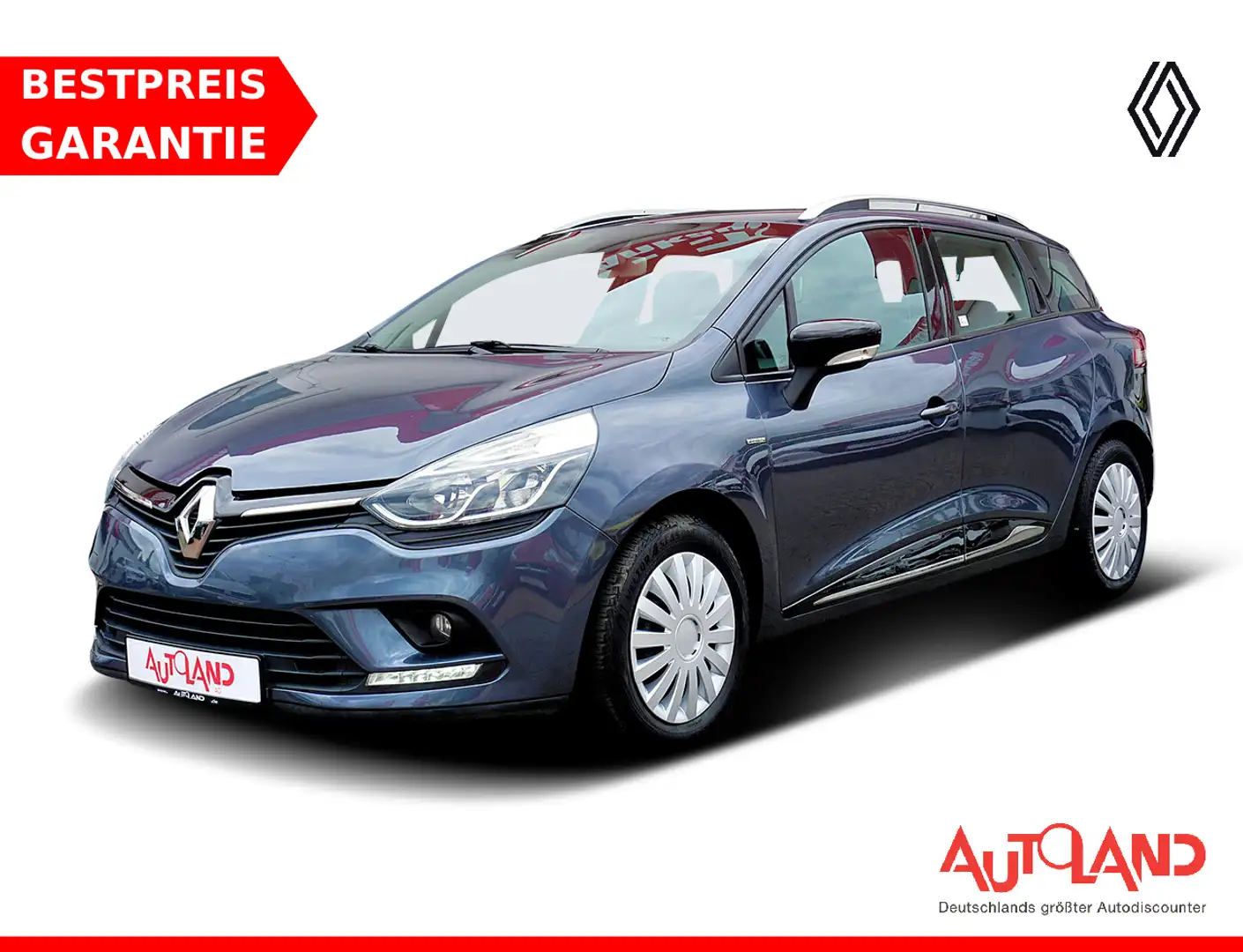 Renault Clio Grandtour TCE Limited Navi Sitzheizung PDC Grau - 1