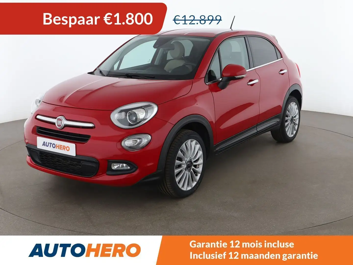 Fiat 500X 1.4 Turbo Lounge Rood - 1