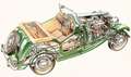 MG TD Midget Verde - thumbnail 12