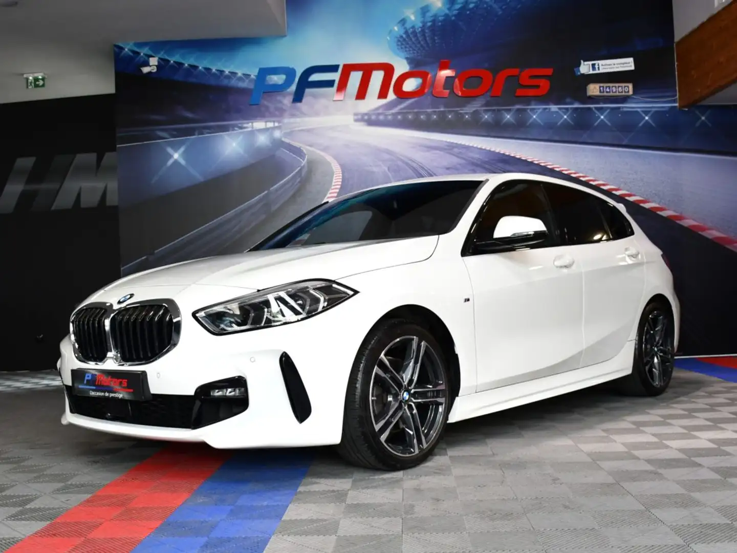 BMW 140 118iA 1.5 140 M-Sport BVA GPS Car Play LED Mode Régulateur JA 18 Blanc - 1