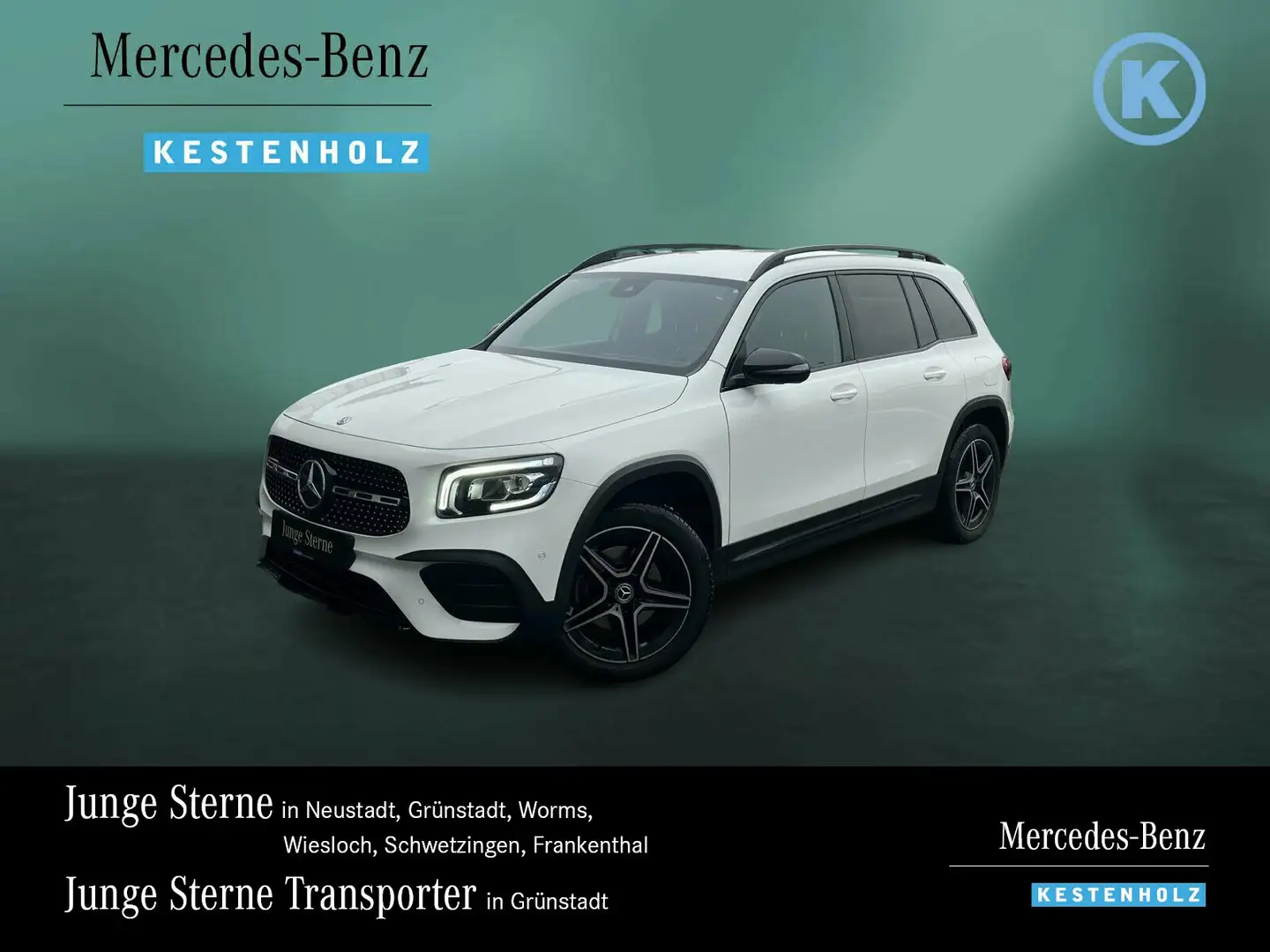 Mercedes-Benz GLB 200 GLB 200 d AMG+NIGHT+KAMERA+EASYP+SPUR/BREMS+LED Weiß - 1