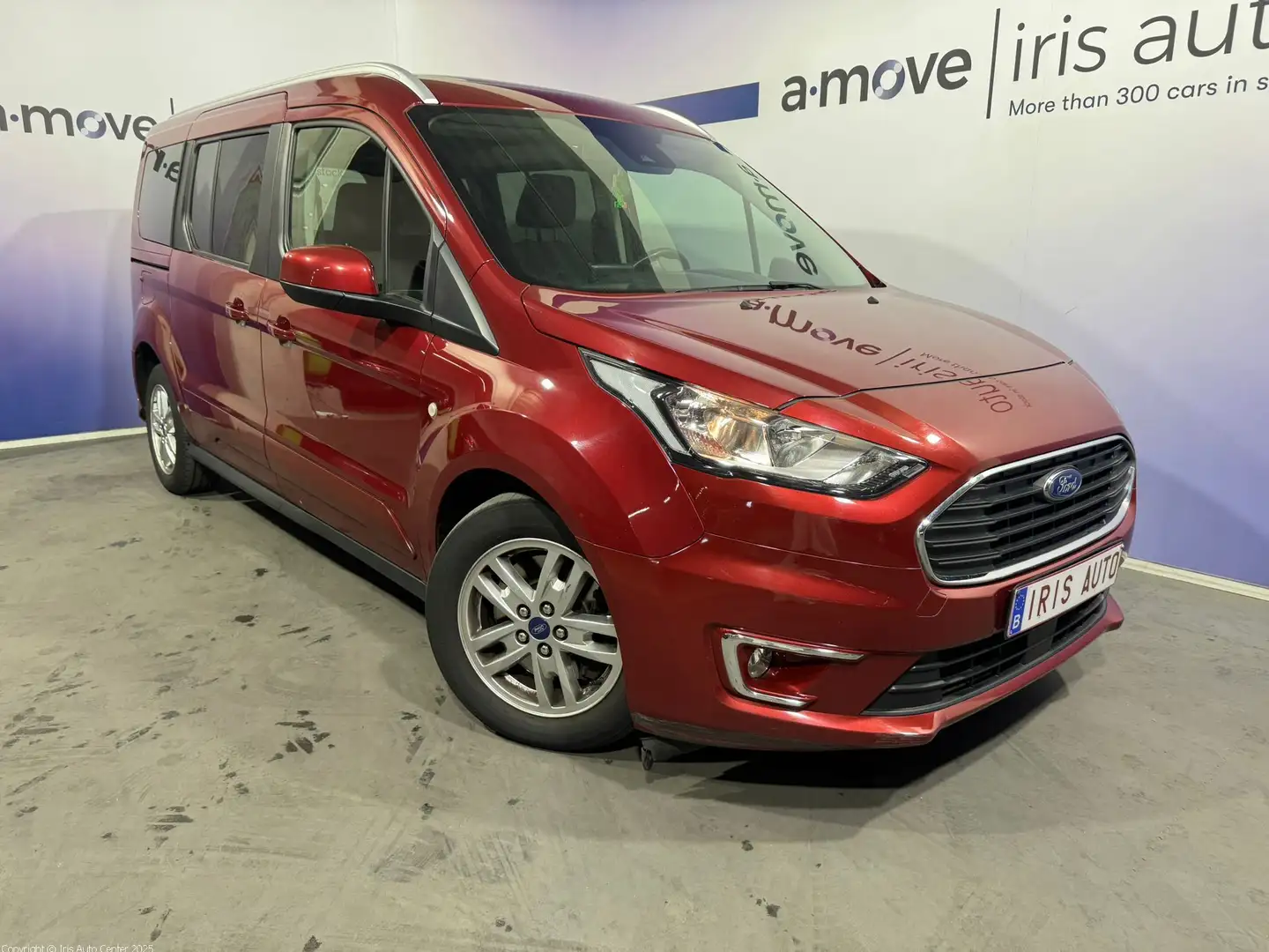 Ford Tourneo Connect 1.5 TDCI 7 PL BOITE AUTO CARPLAY TOIT PANO Rouge - 2
