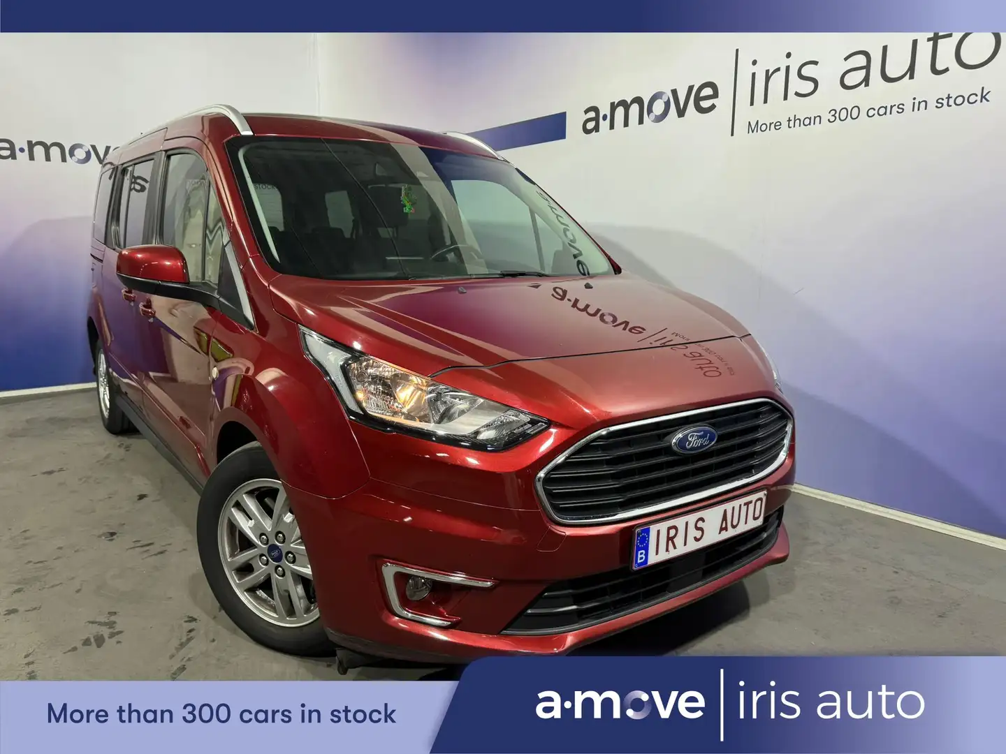 Ford Tourneo Connect 1.5 TDCI 7 PL BOITE AUTO CARPLAY TOIT PANO Rouge - 1