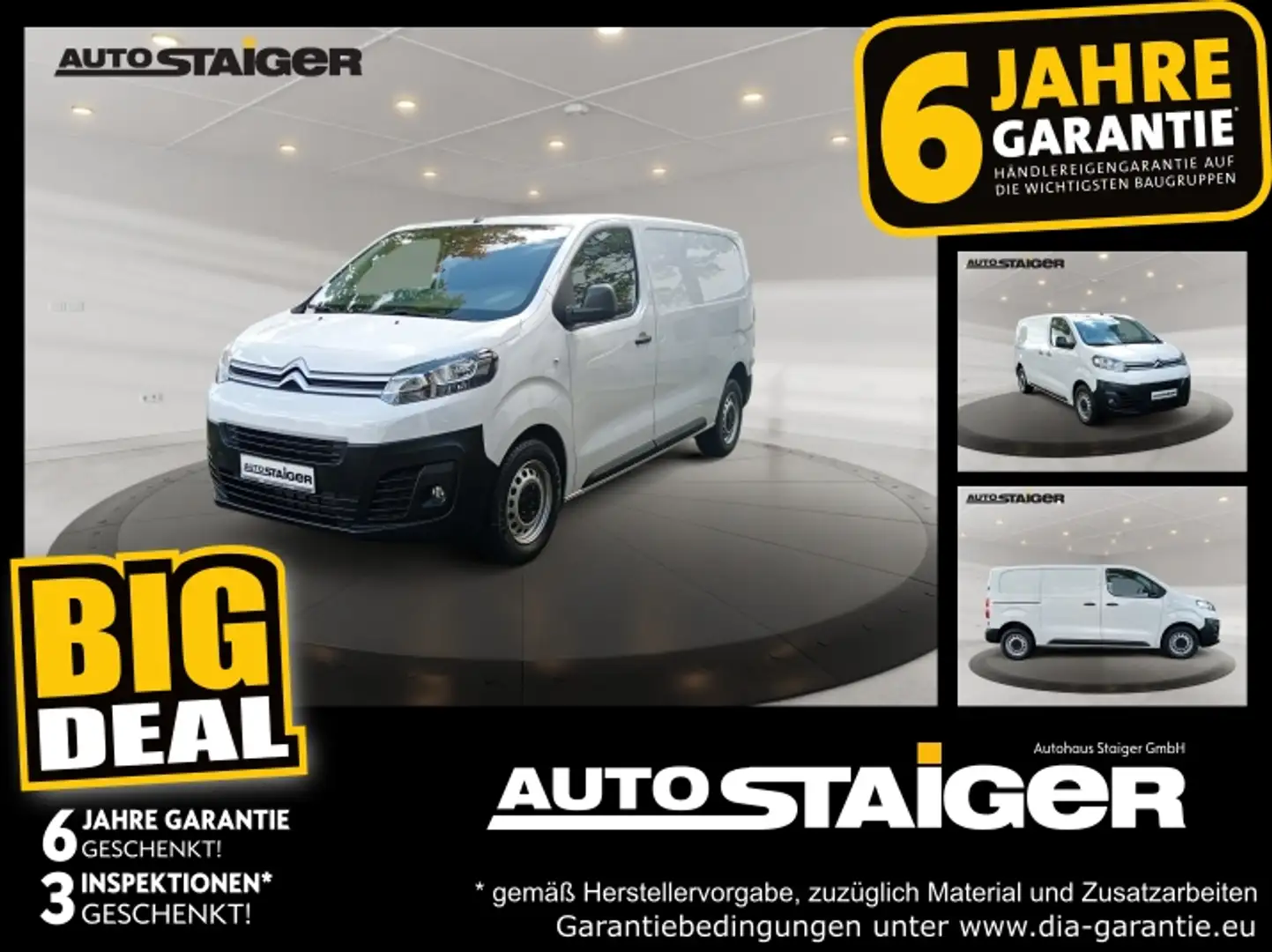 Citroen Jumpy Kasten 2.0 BlueHDi 145 FAP STH KAM PDC Blanc - 1