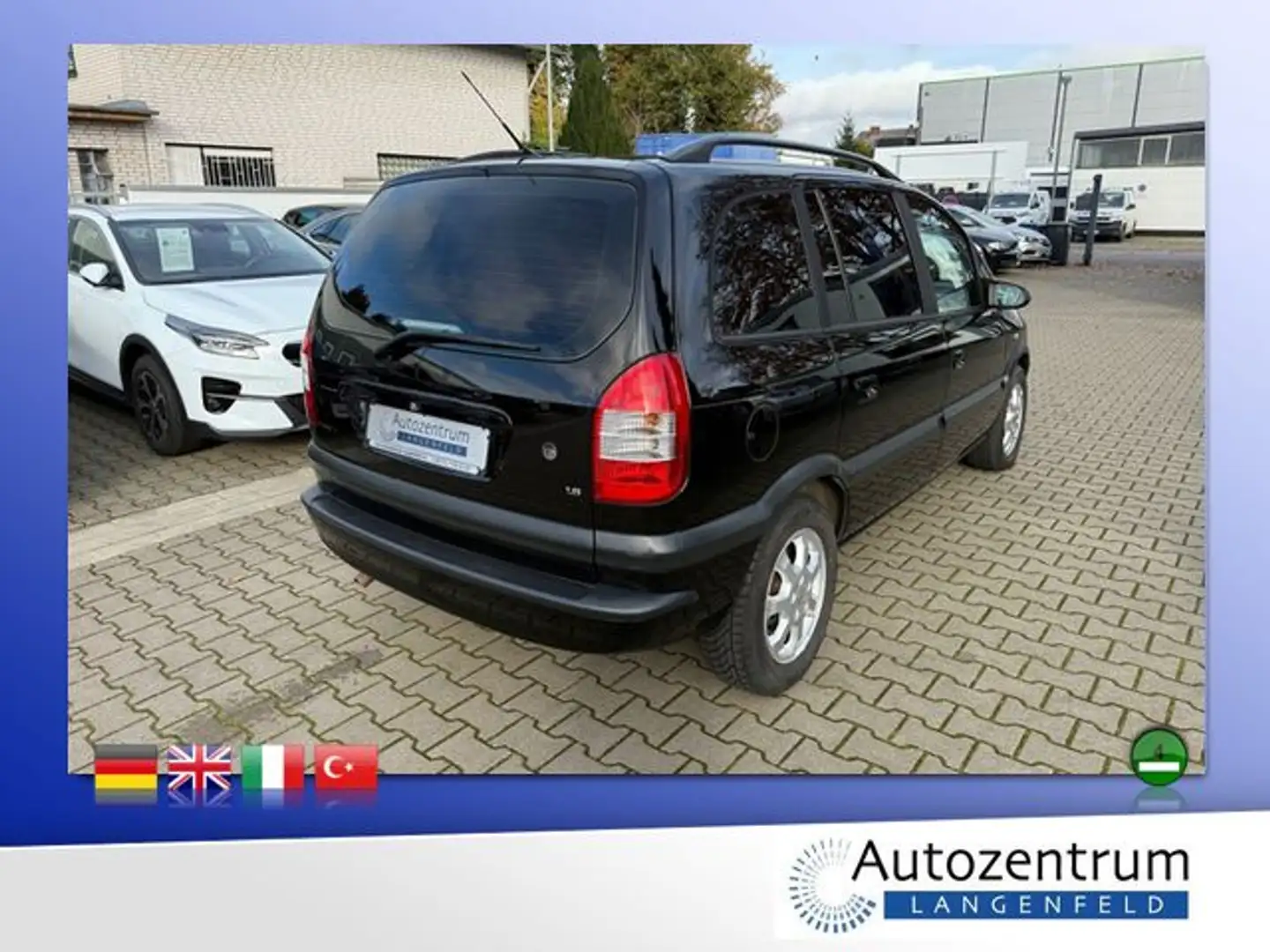 Opel Zafira A 1.8 Njoy *43.850 KM*KLIMA*ALU*1HAND* Schwarz - 2