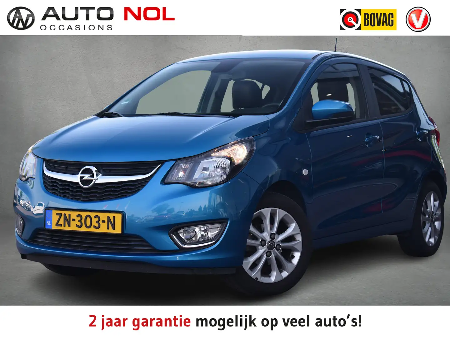 Opel Karl 1.0 ecoFLEX Innovation | Apple CarPlay | Half Leer Blauw - 1