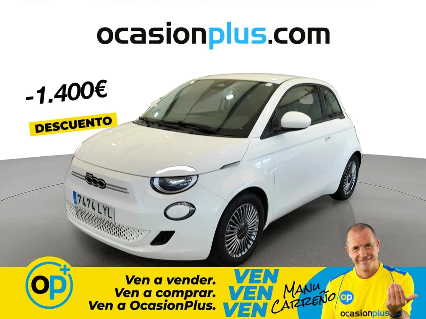 Fiat 500e Icon 87KW Blanco - 1