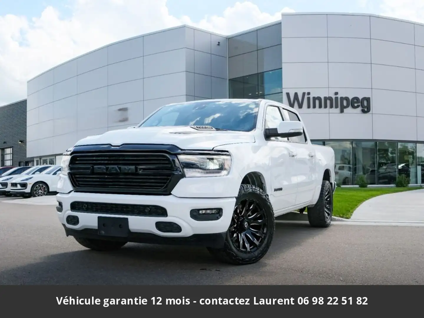 Dodge RAM Sport Night 12P 5.7L 4x4 Tout compris hors homolog Blanc - 1