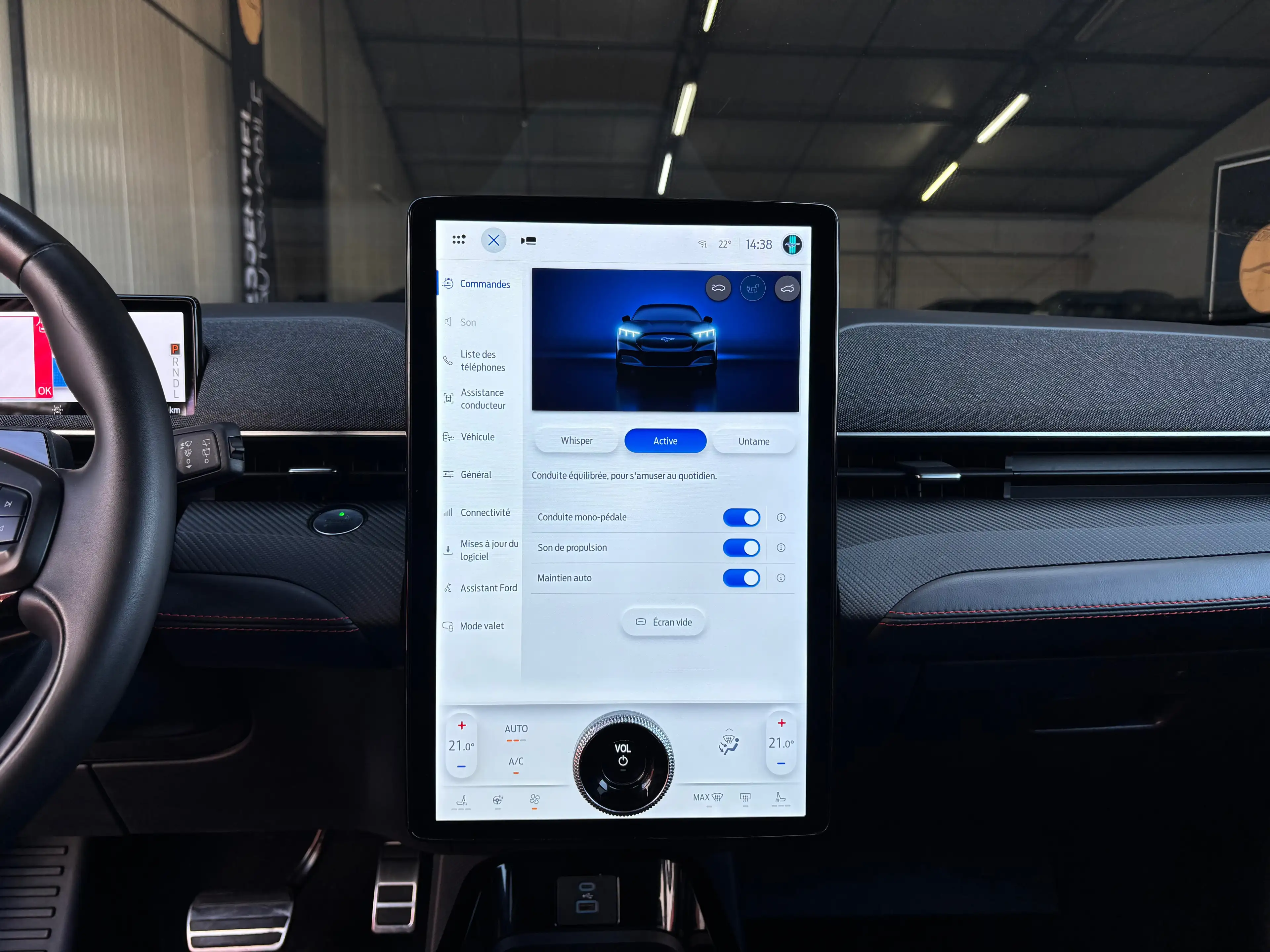 Ford Mustang Mach-E 99 kWh RWD Premium Extended Range SOH 96% / Bang & Olufsen / Led / Caméra / Cuir / etc — photo 13