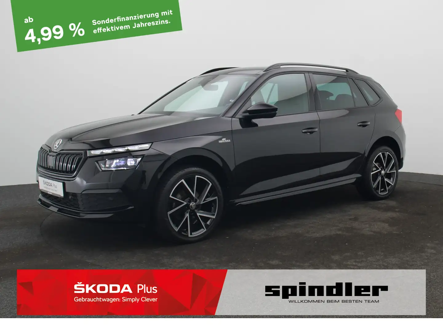 Skoda Kamiq Monte Carlo 1.5 TSI DSG / Pano, LED, ACC Noir - 1
