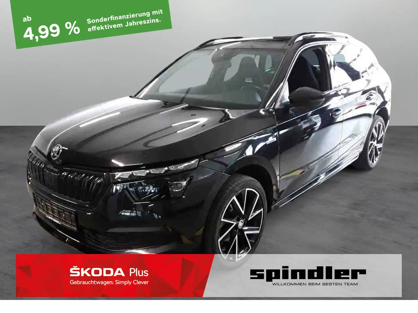 Skoda Kamiq Monte Carlo 1.5 TSI DSG / Pano, LED, ACC Negro - 1