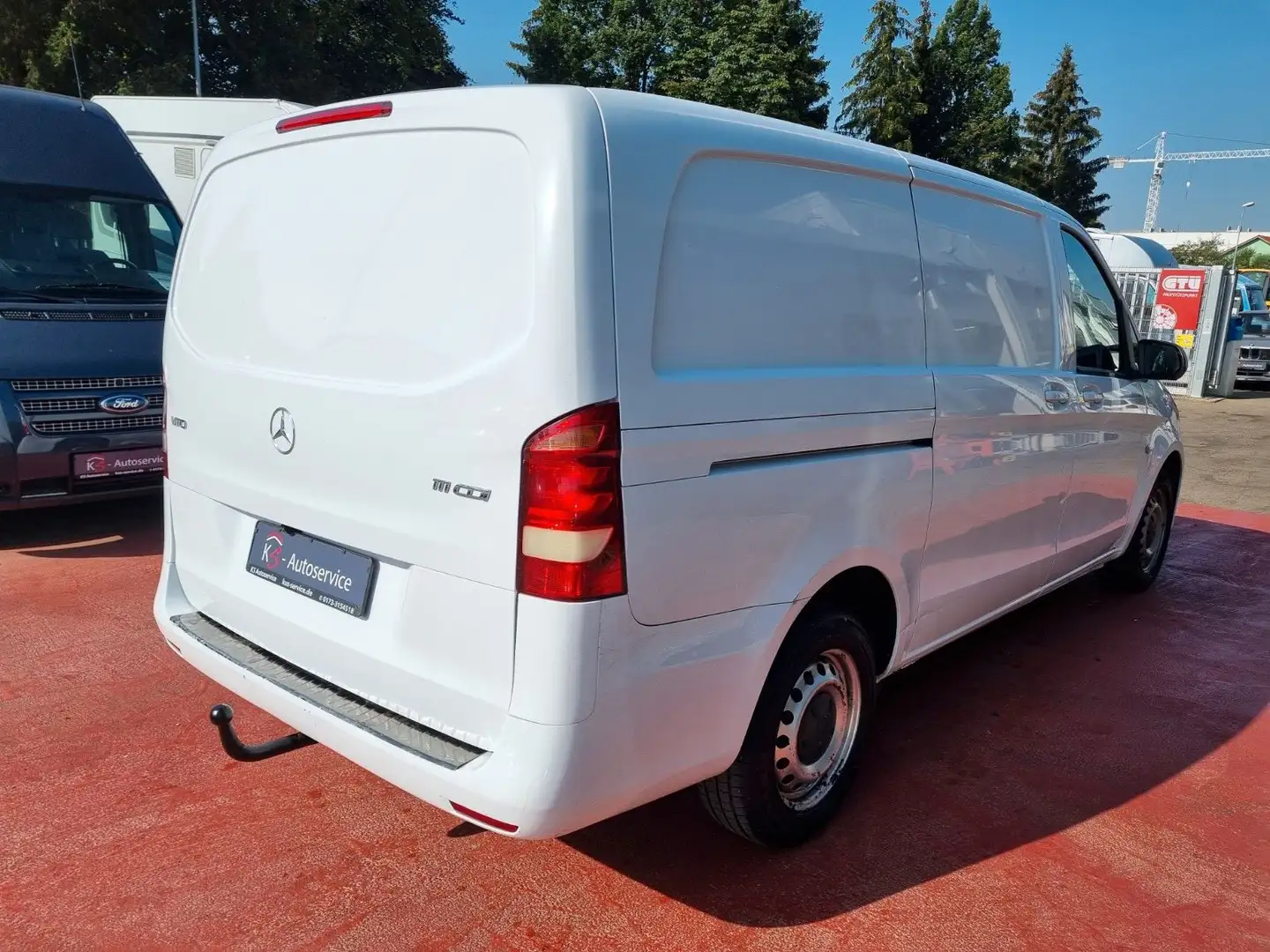 Mercedes-Benz Vito Kasten 111 CDI WORKER FWD lang Klima Weiß - 2