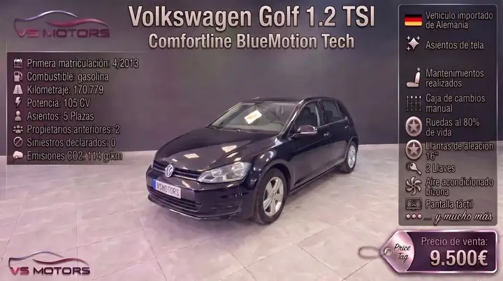 Volkswagen Golf VII 1.2 TSI BMT Edition 3p 2013
