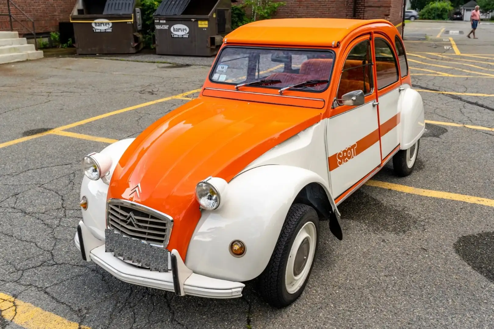 Citroen 2CV 4 Restaurée Orange - 1