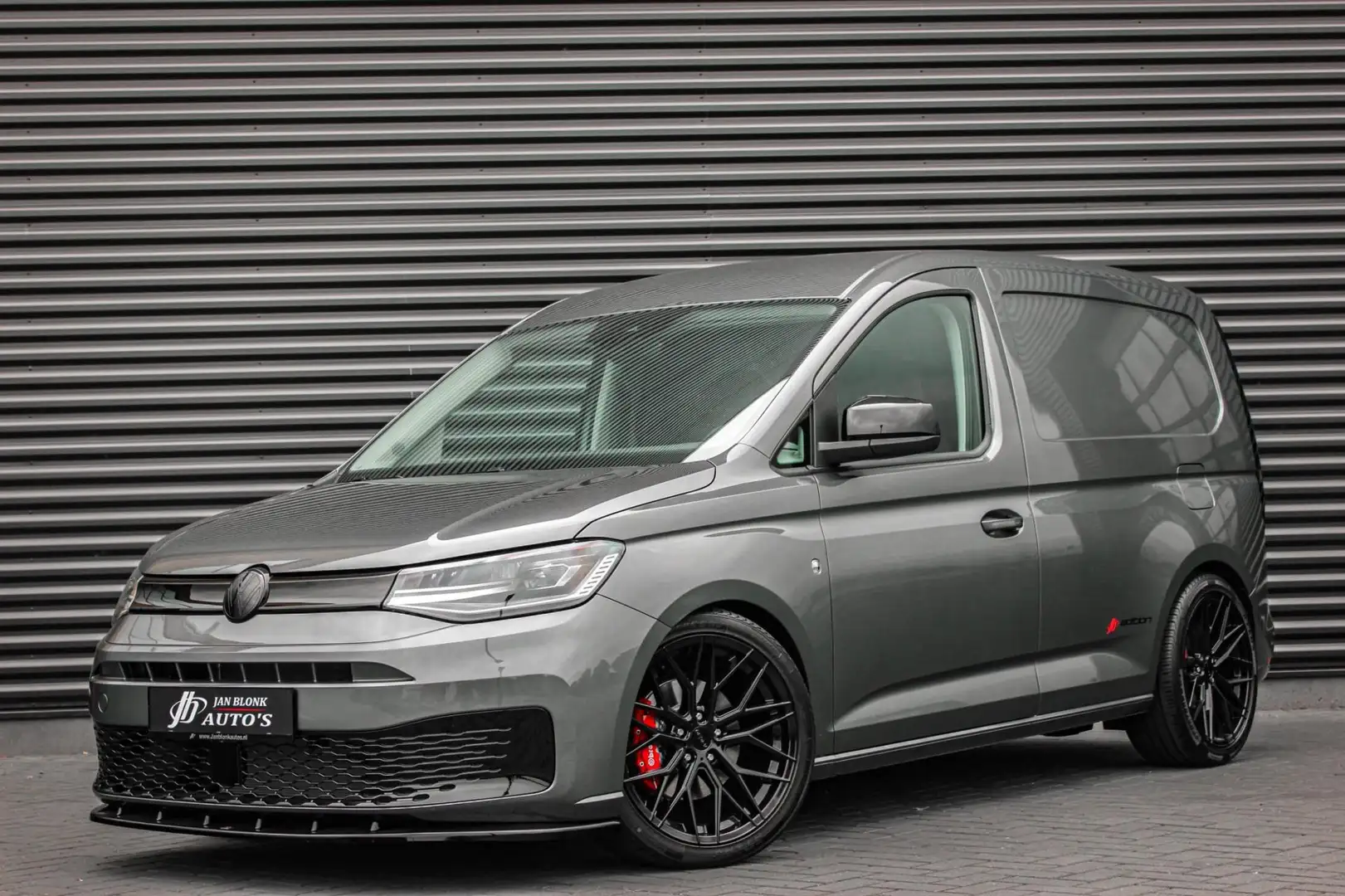 Volkswagen Caddy Cargo 2.0 TDI DSG 122PK / JB- EDITION / LEDEREN BE Grijs - 1