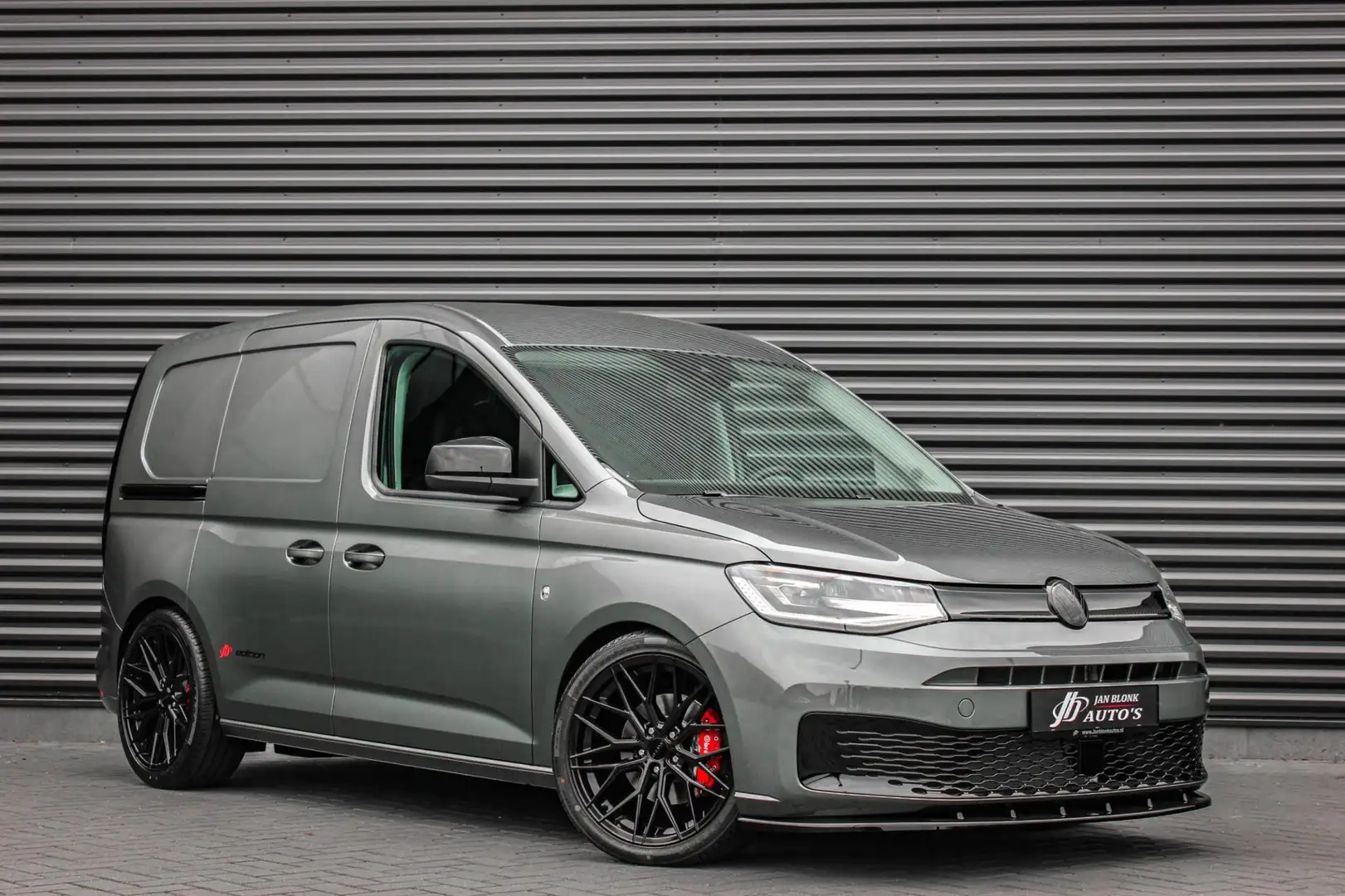 Volkswagen Caddy Cargo 2.0 TDI DSG 122PK / JB- EDITION / LEDEREN BE Grijs - 2