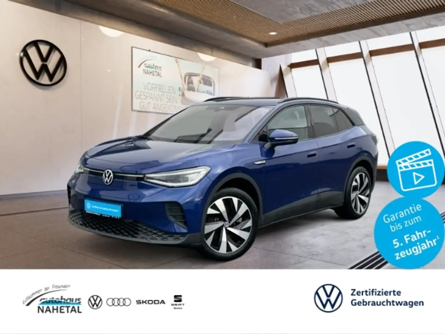 Volkswagen ID.4 Pro Perform. IQ-LIGHT NAVI PRO AHK 20'' ACC REAR V Blauw - 1