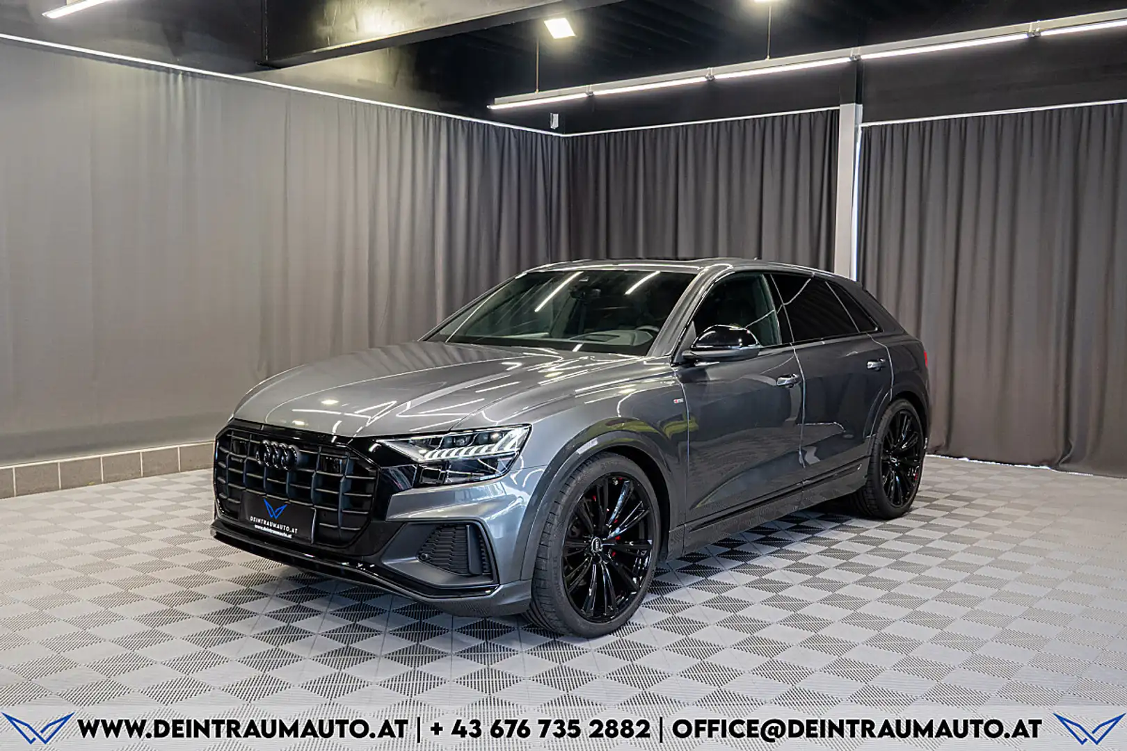 Audi Q8 50 MHEV TDI quattro*23ZOLL*PANO*S-LINE*MATRIX* Grau - 1