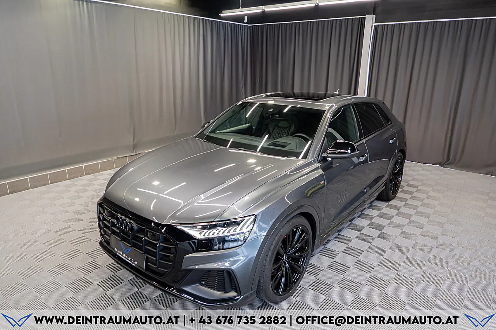 Audi Q8 50 MHEV TDI quattro*23ZOLL*PANO*S-LINE*MATRIX* Grau - 2